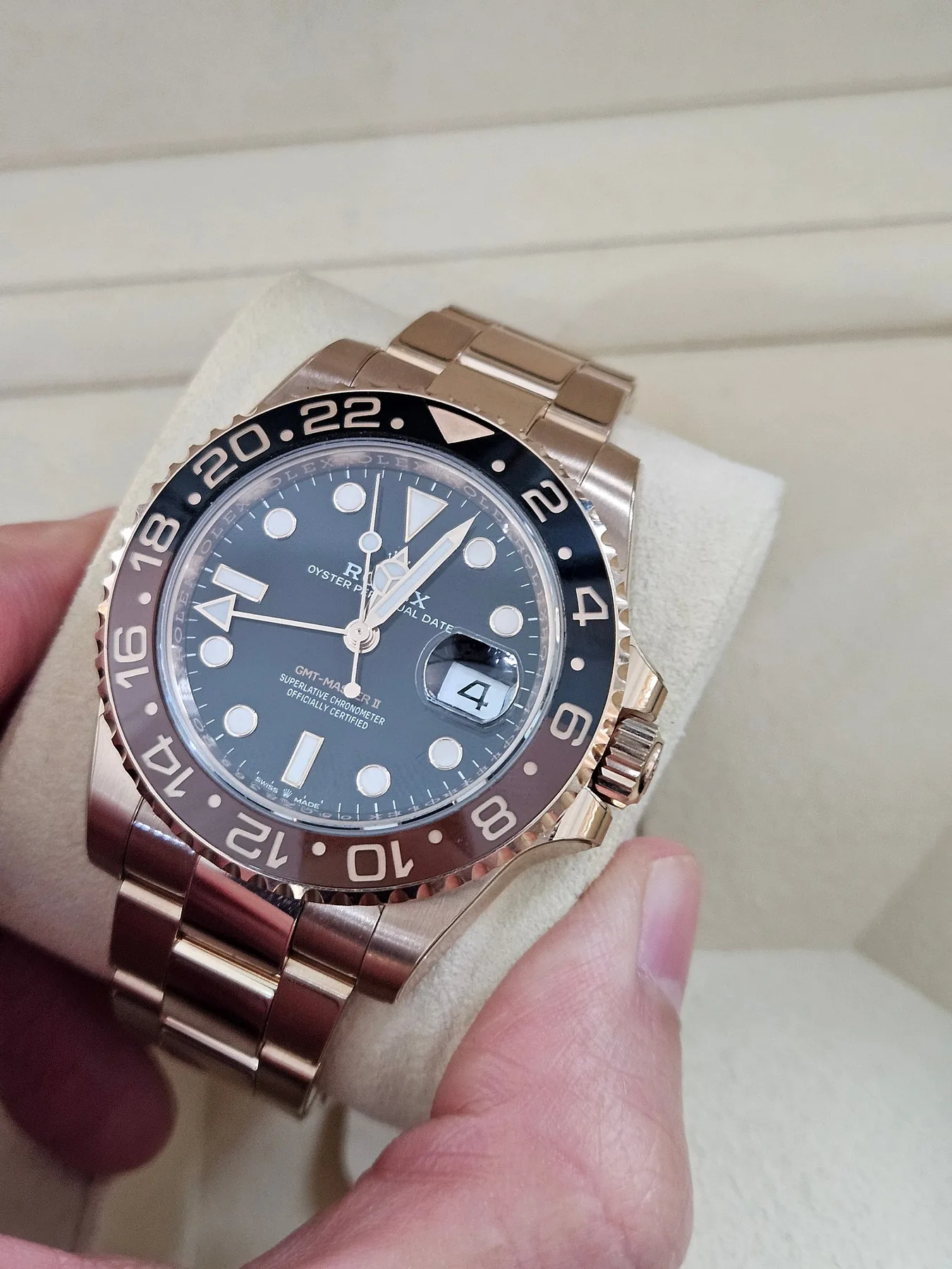롤렉스 GMT 마스터 루트비어 금통 2019 사진 3