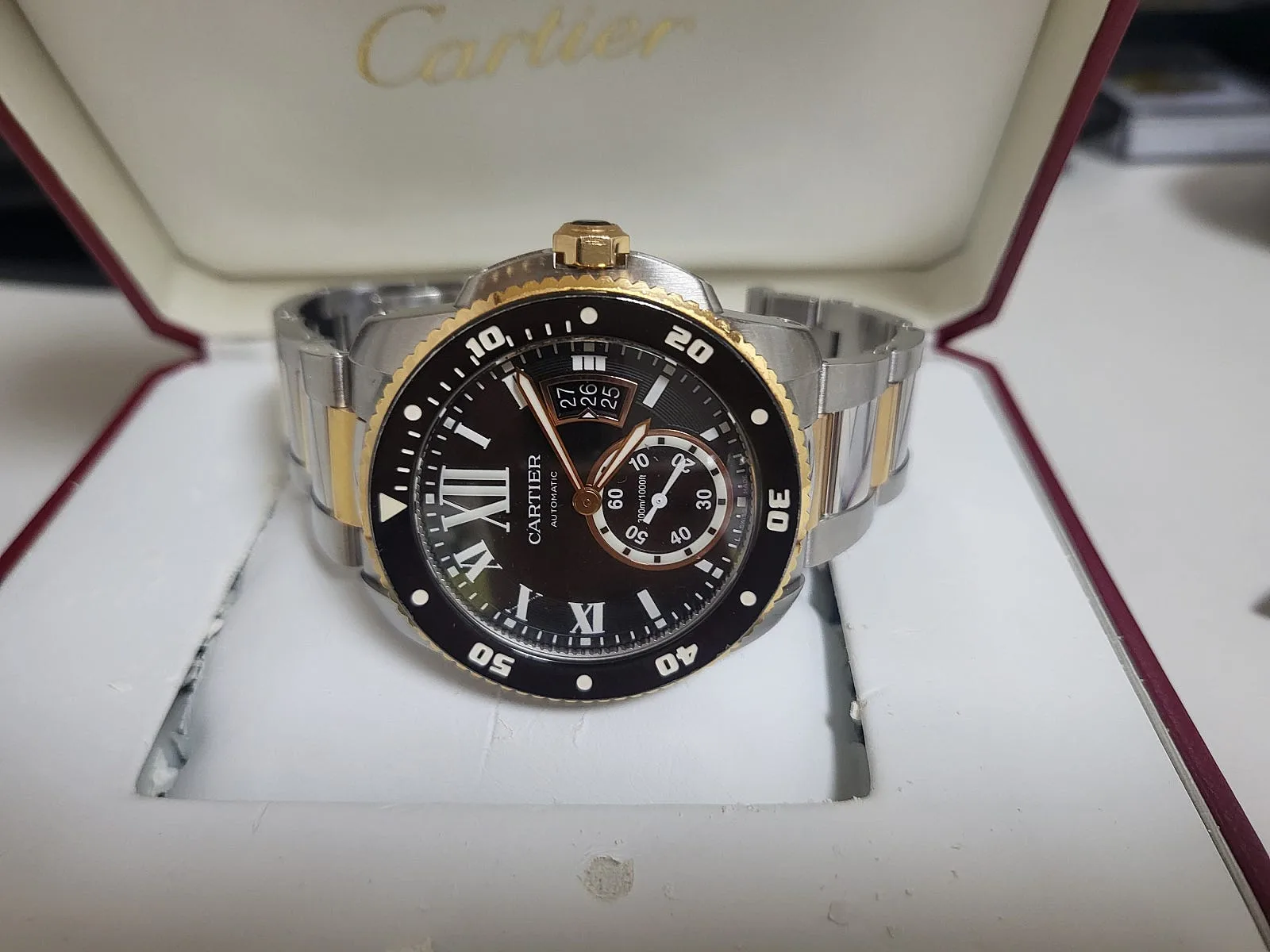 까르띠에 드 다이버 콤비 42mm W7100054 2016 사진 7