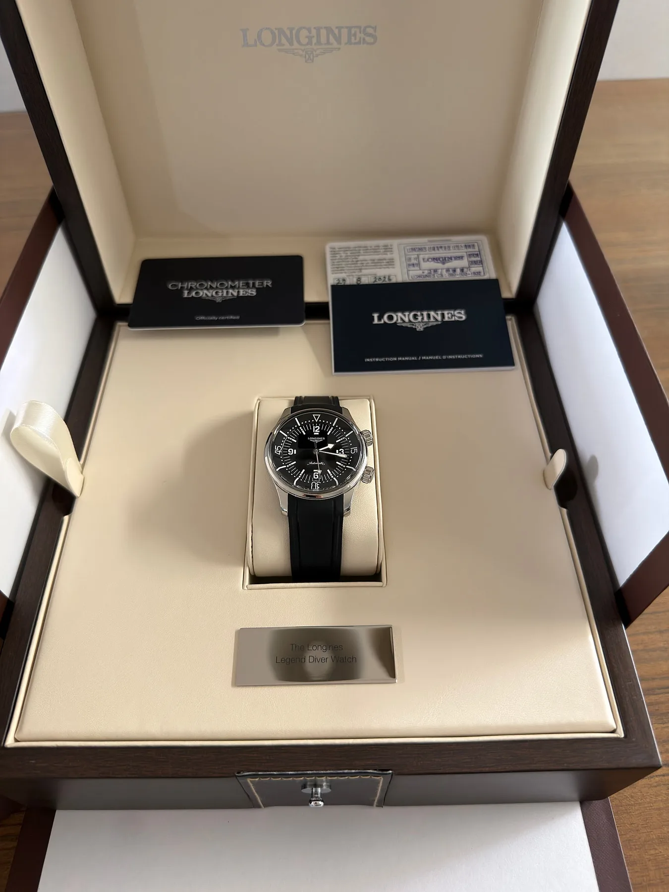론진 레전드 다이버 39mm 2026 사진 3