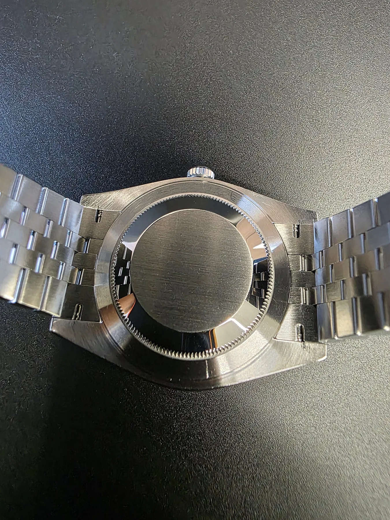 롤렉스 데이저스트 41mm 슬레이트 로만 돔 베젤 스틸 쥬빌리 2022 사진 8