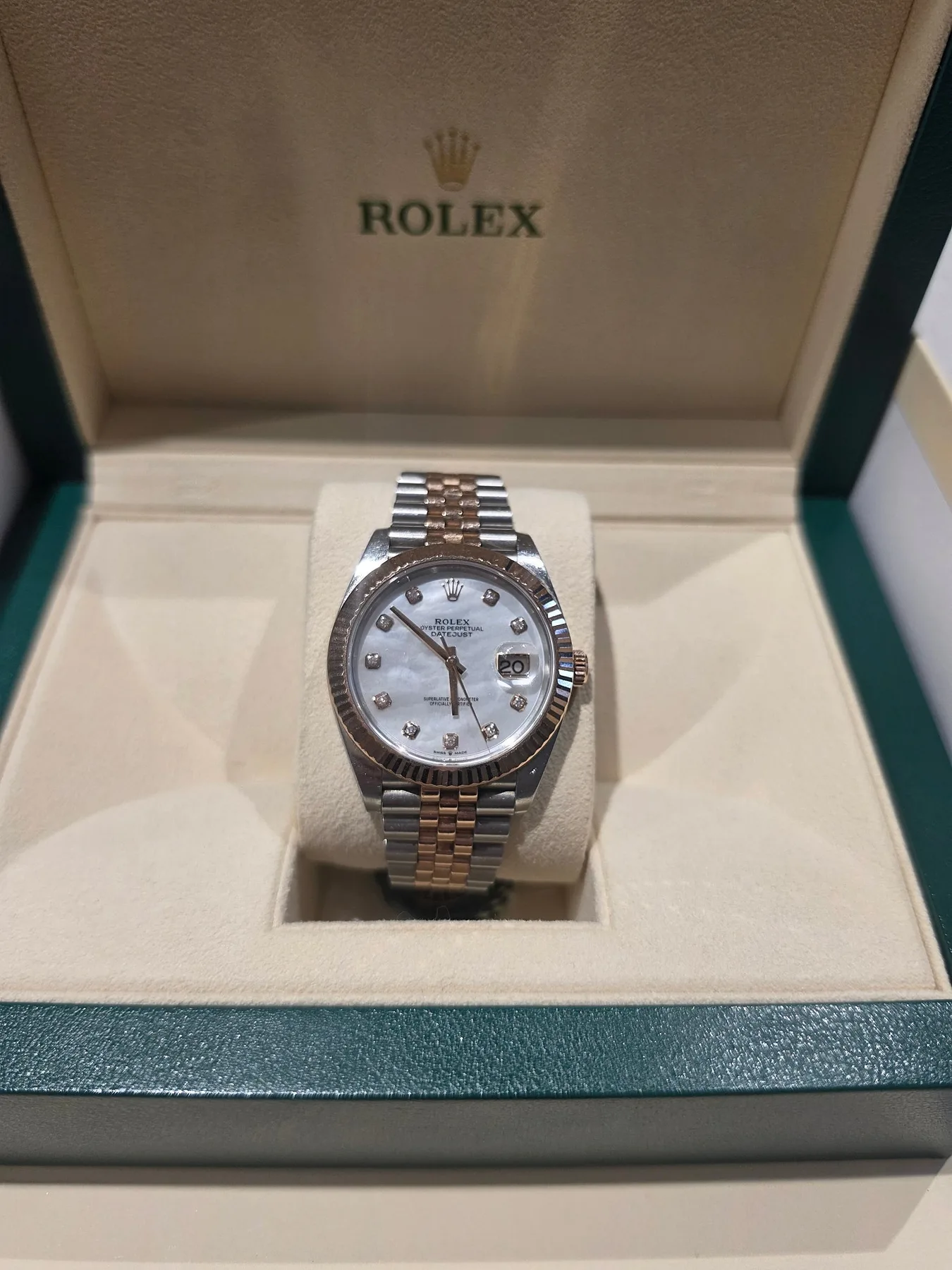 롤렉스 데이트저스트 41mm 로골 자개 텐포 2022 사진 1