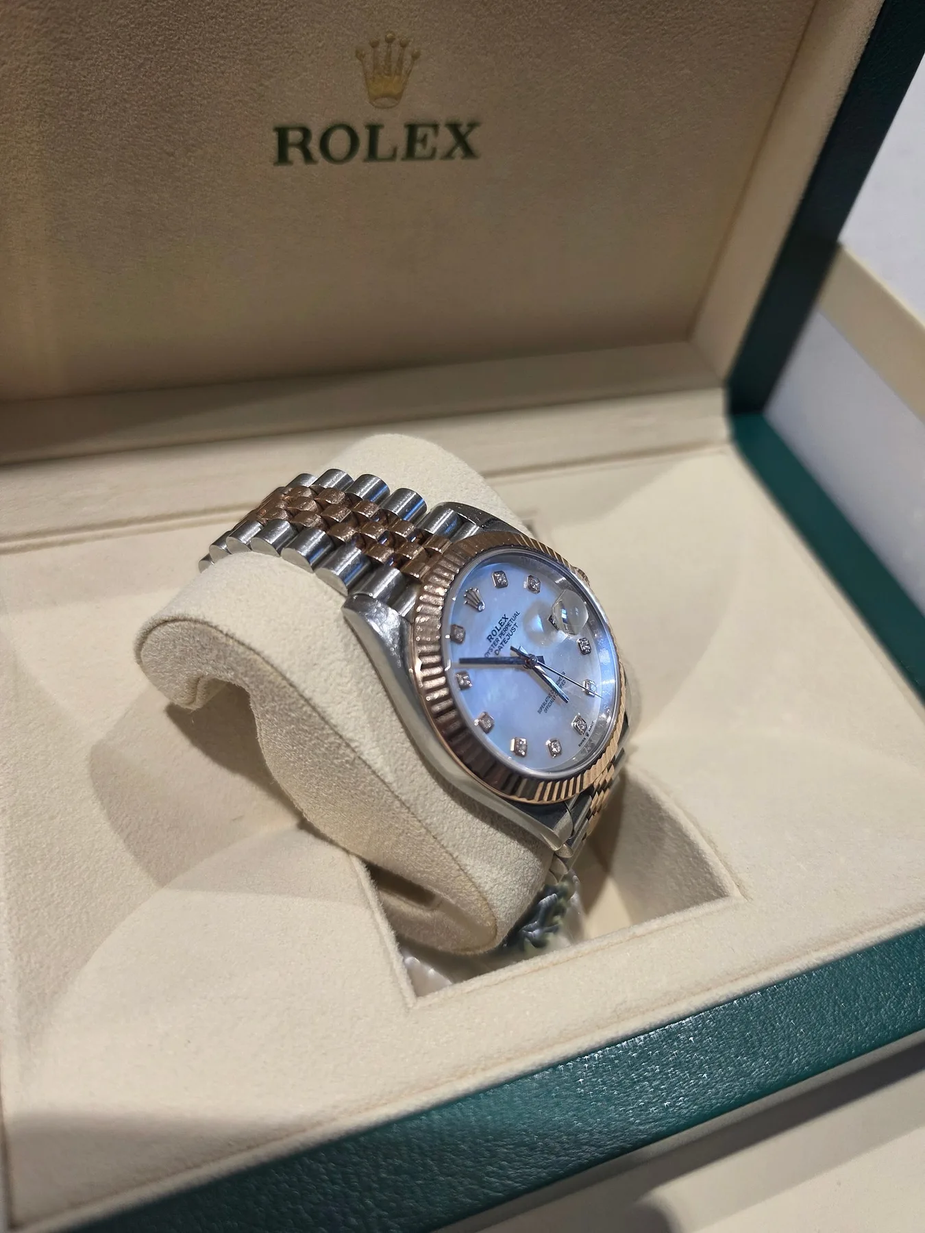 롤렉스 데이트저스트 41mm 로골 자개 텐포 2022 사진 2