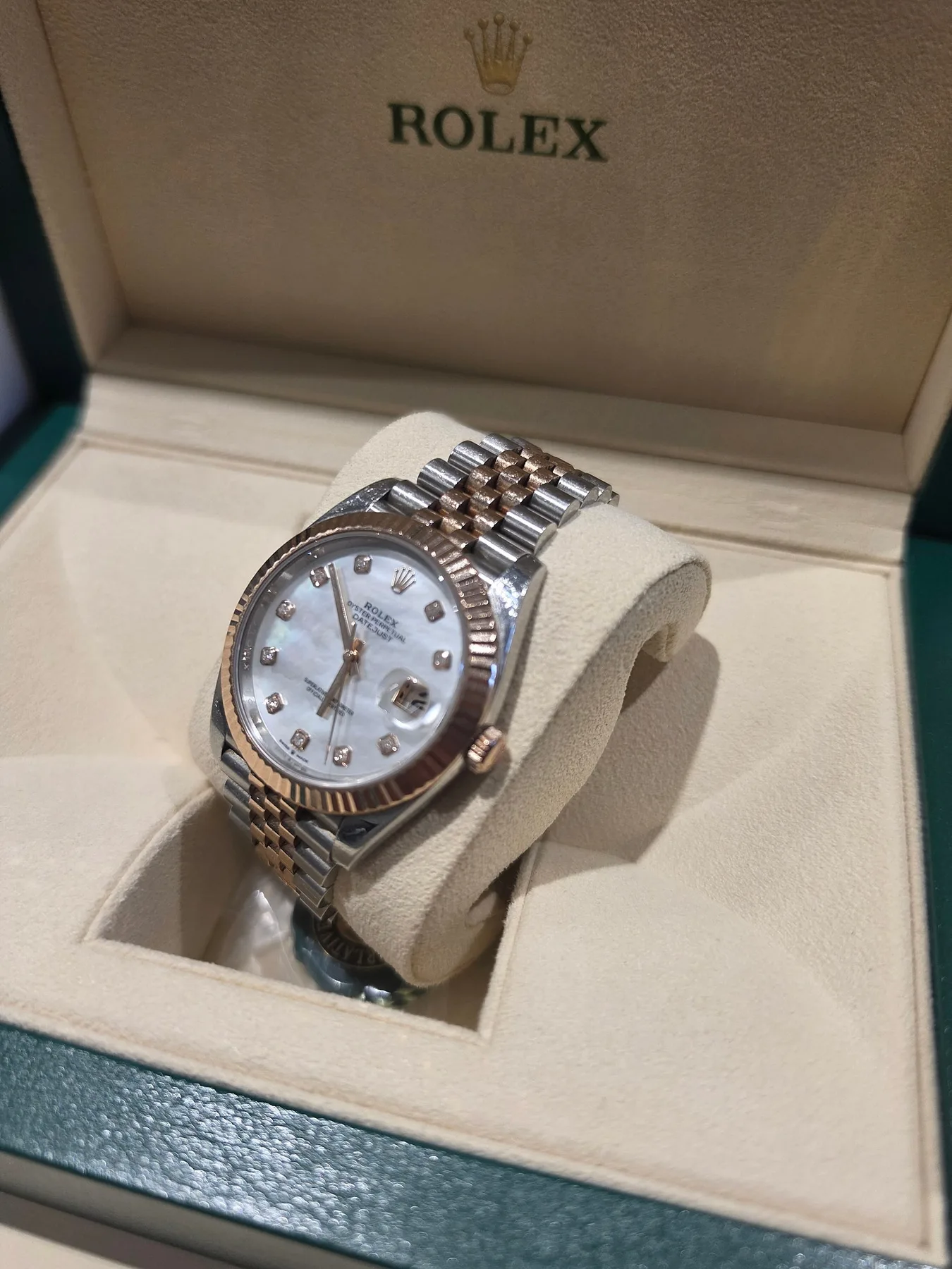 롤렉스 데이트저스트 41mm 로골 자개 텐포 2022 사진 3