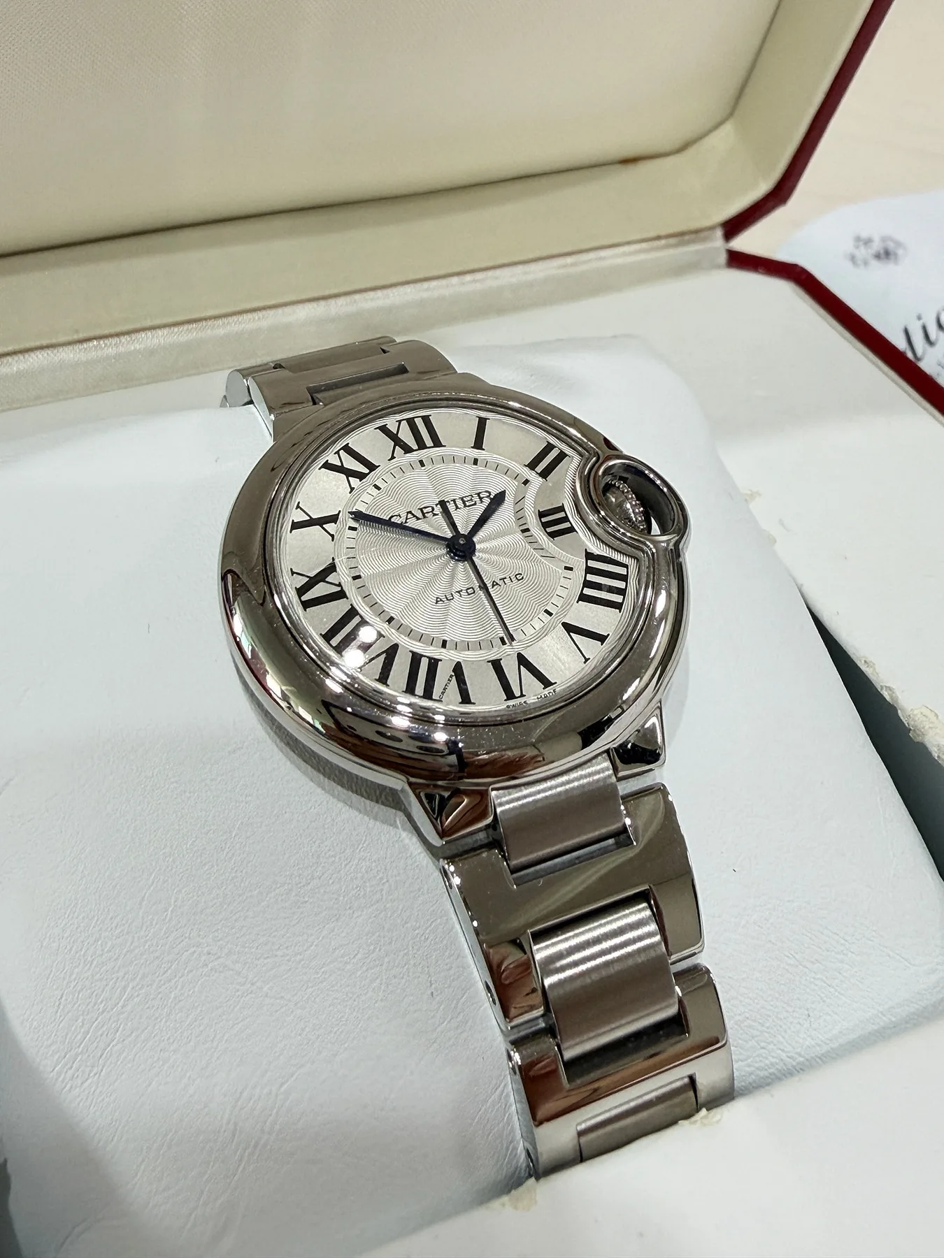 까르띠에 발롱블루 33mm 오토매틱 2018 사진 2