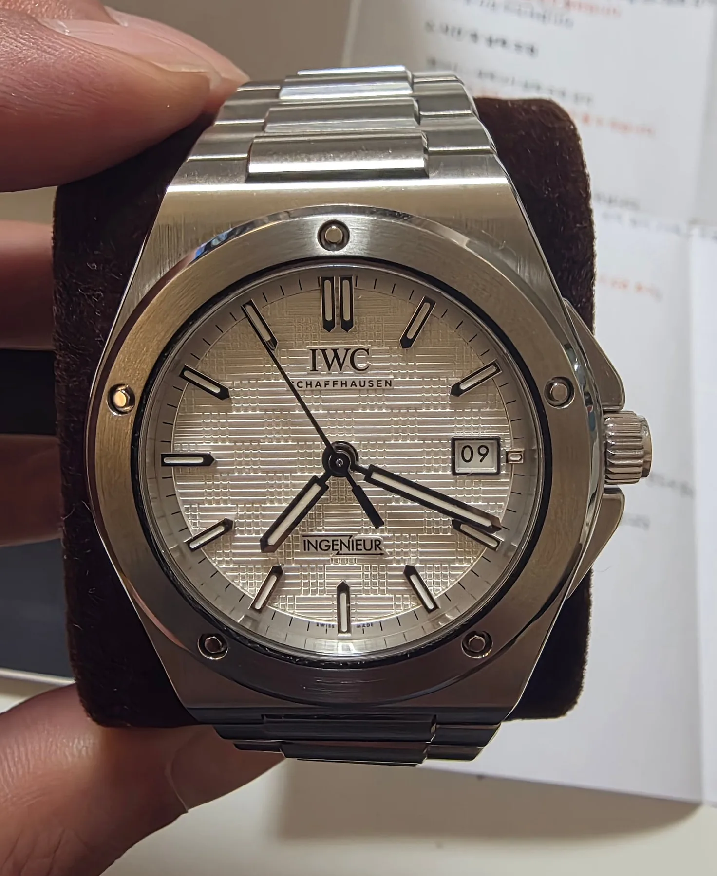 IWC 인제니어 40 흰판 2026 사진 3