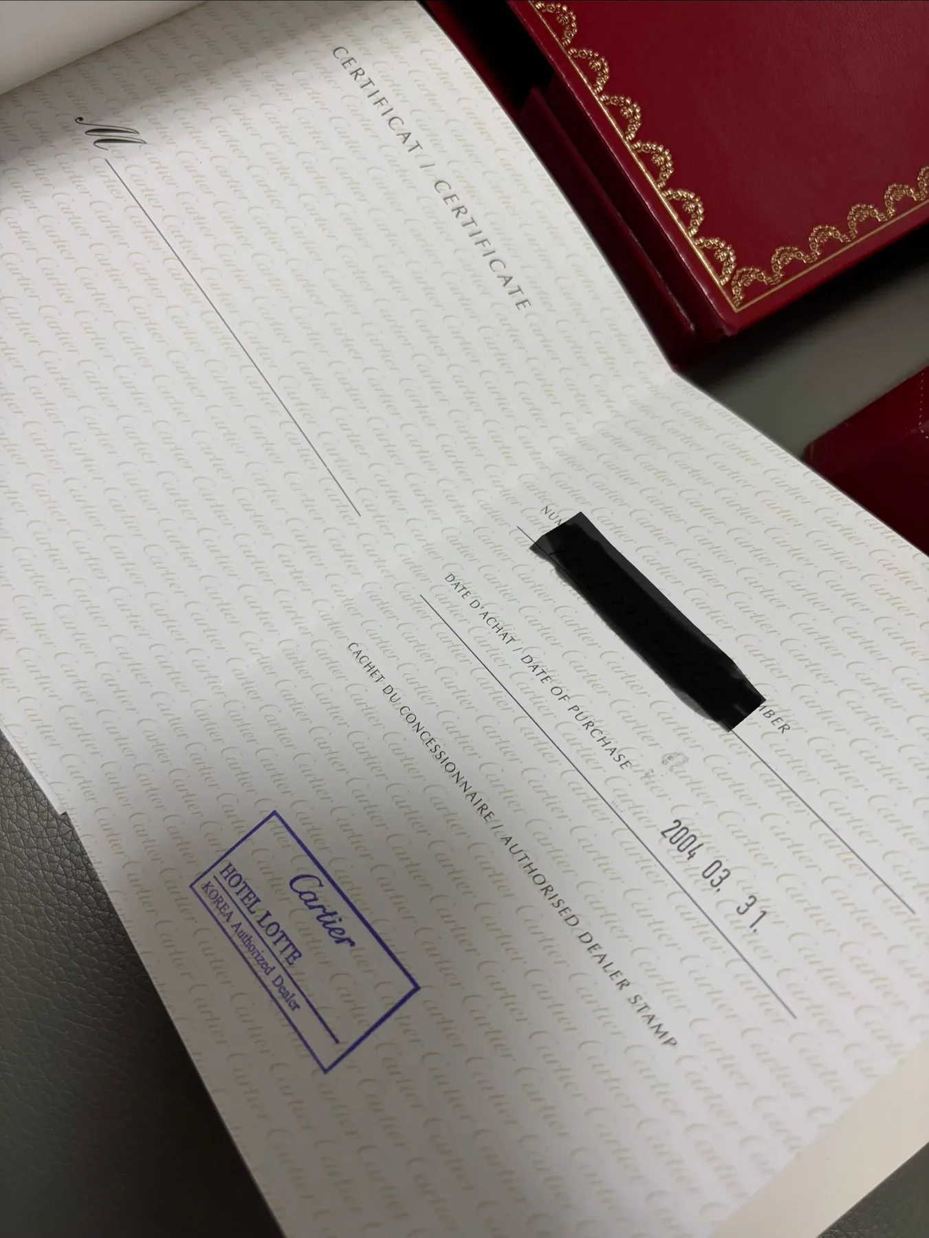 까르띠에 산토스 갈베 스몰 2004 사진 3