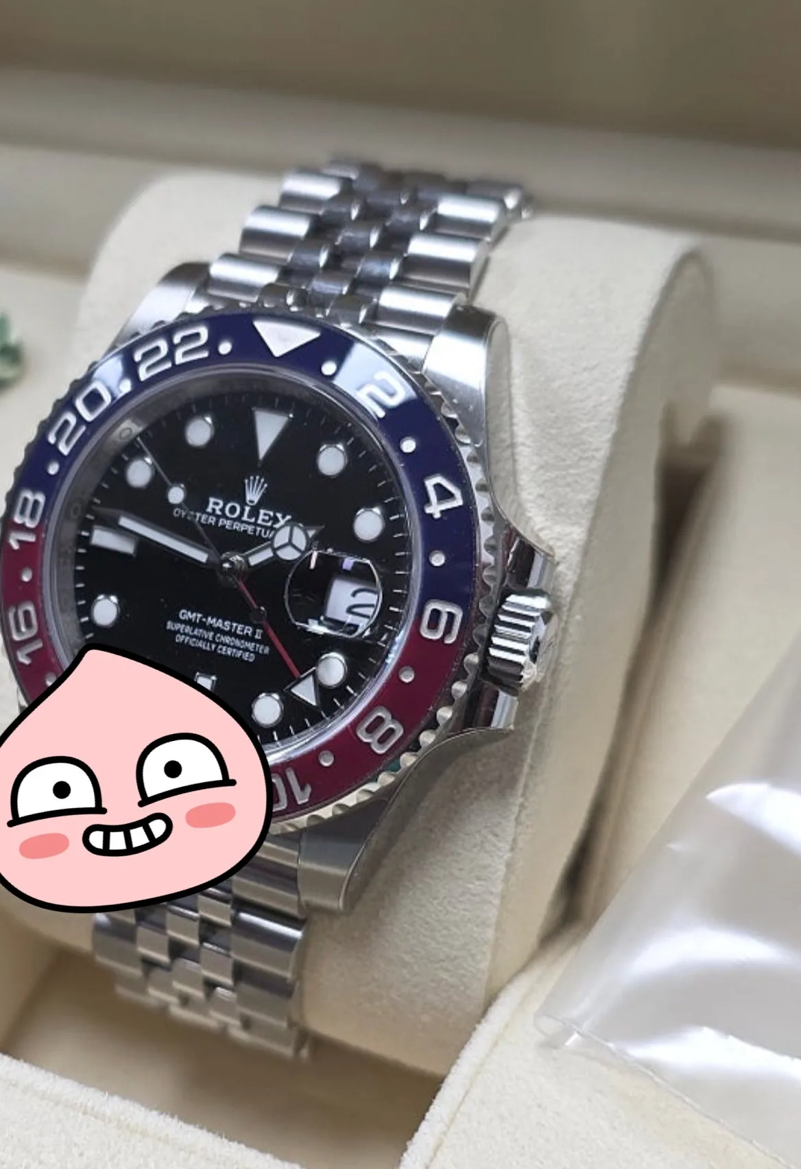 롤렉스 지엠티2 펩시걸 126710BLRO 2021 사진 1