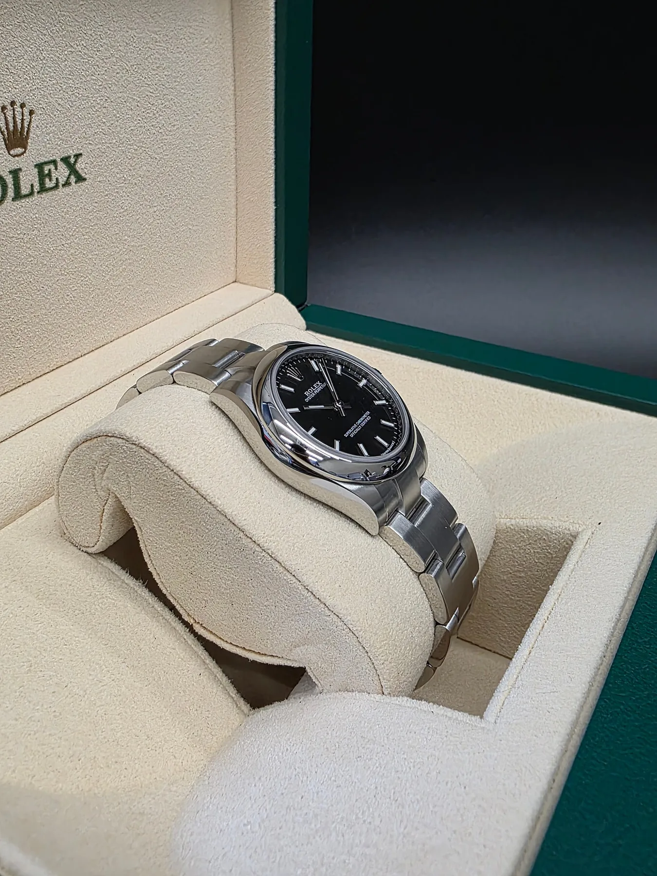 롤렉스 오이스터 퍼페츄얼 31mm 검판 2020 사진 5