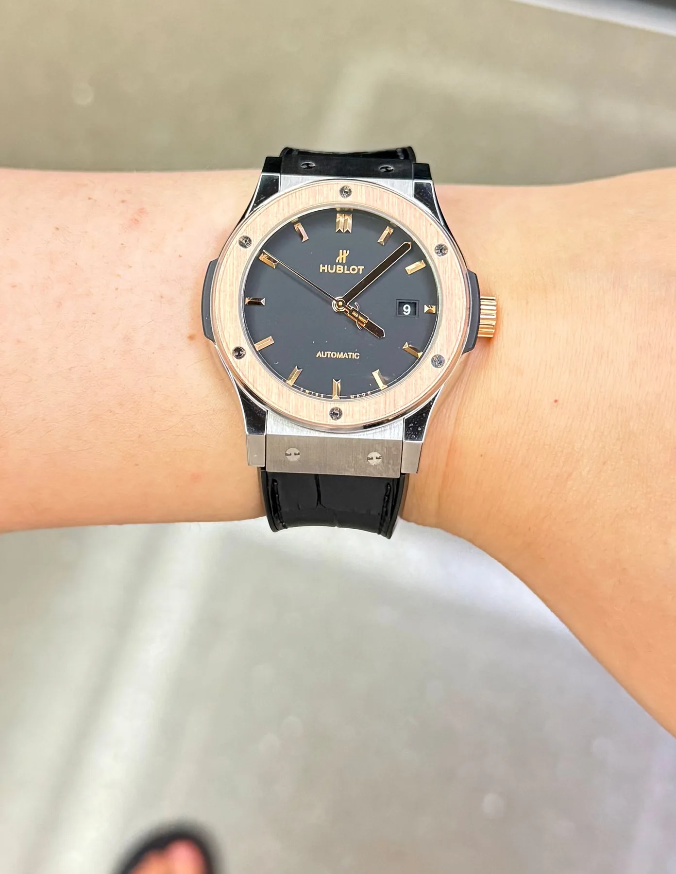 위블로 클래식 퓨전 티타늄 18K 로즈골드 콤비 42mm 2022 사진 3