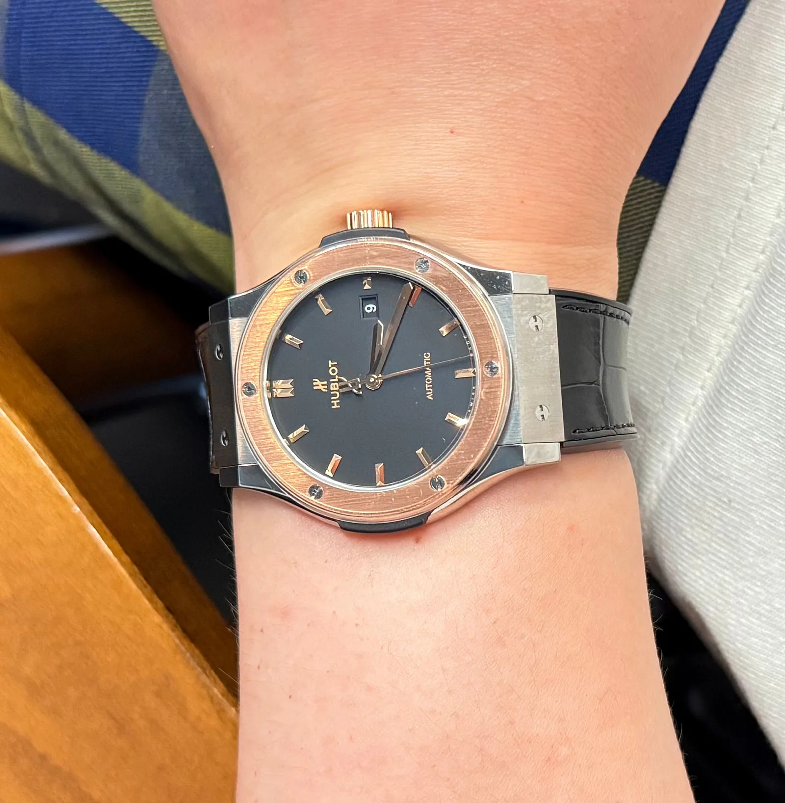 위블로 클래식 퓨전 티타늄 18K 로즈골드 콤비 42mm 2022 사진 6
