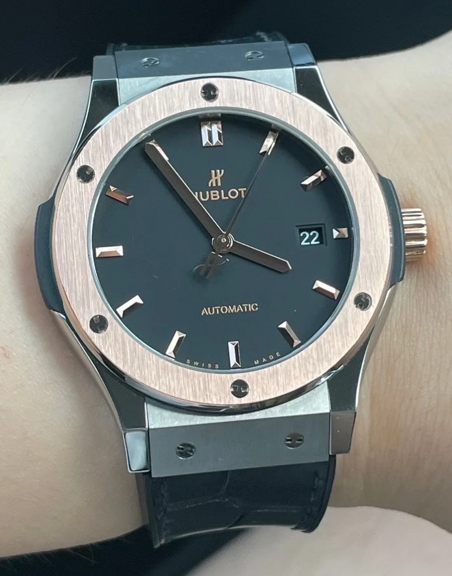 위블로 클래식 퓨전 티타늄 18K 로즈골드 콤비 42mm 2022 사진 7