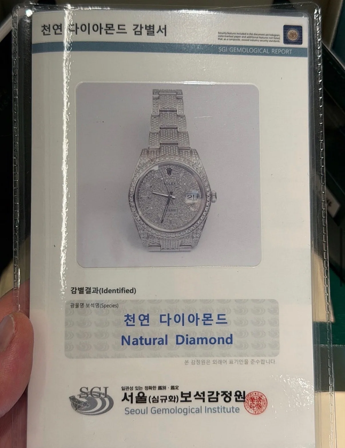 롤렉스 데이저스트41 126300 풀다이아 2024 사진 5