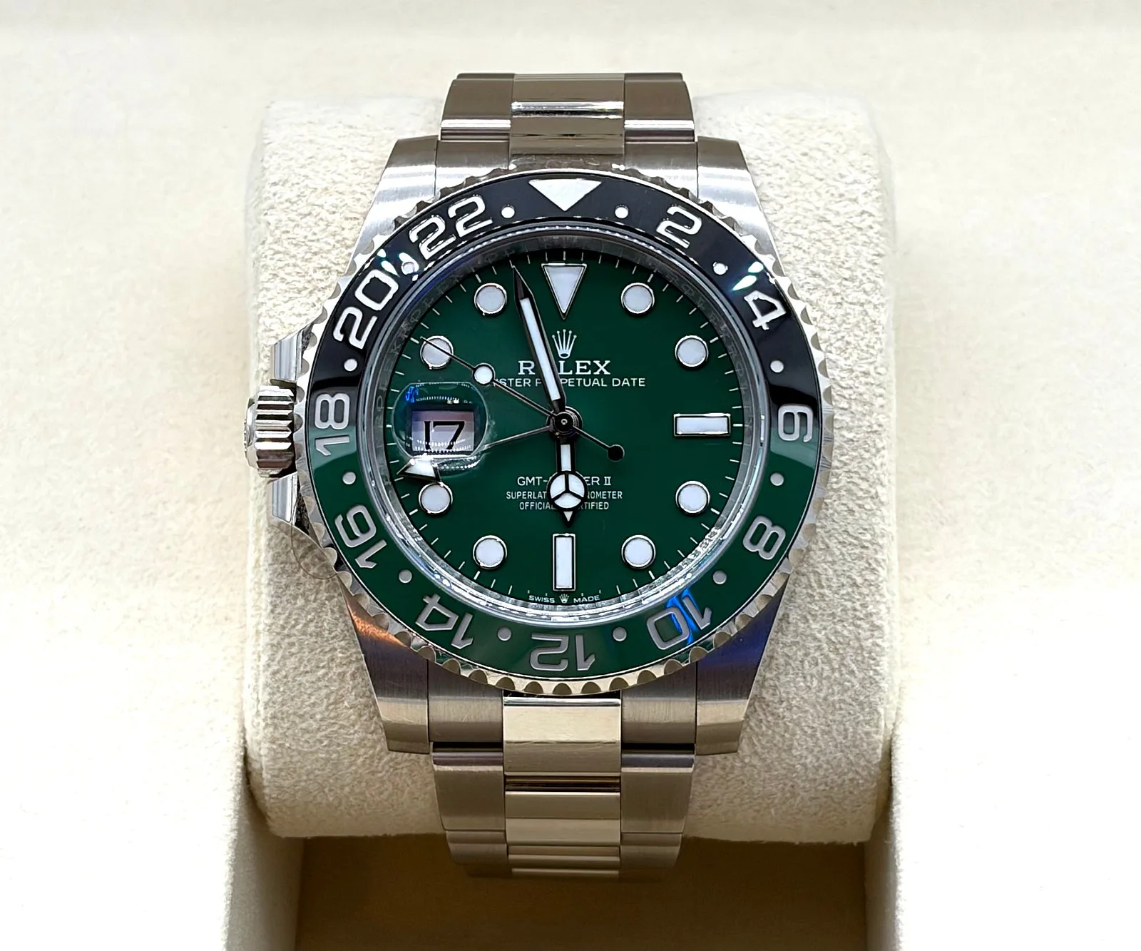 롤렉스 GMT마스터 II 화이트 골드 40mm 2025 사진 1