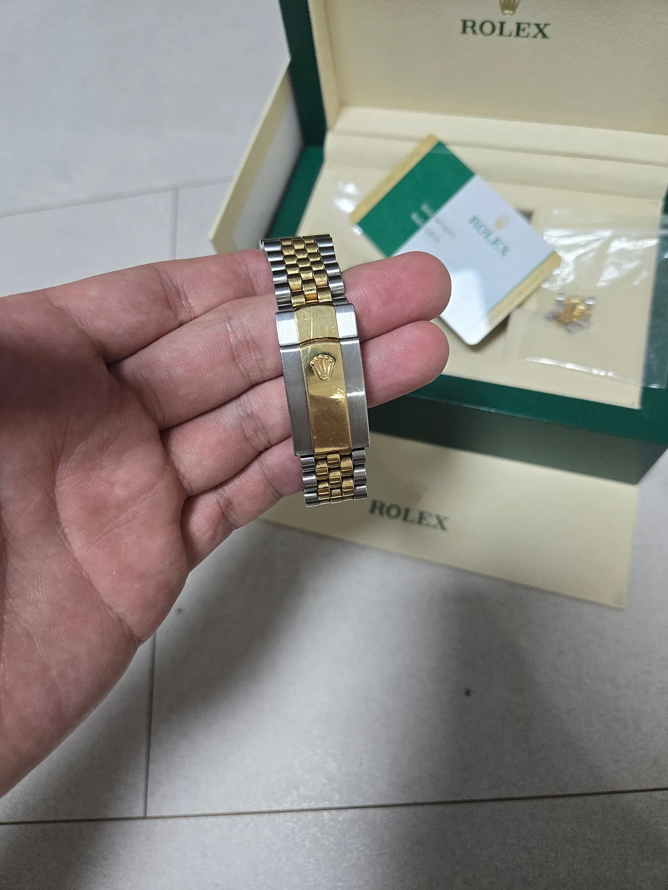 롤렉스 데이저스트 36mm 올리브그린 69다이아 126233 2019 사진 5