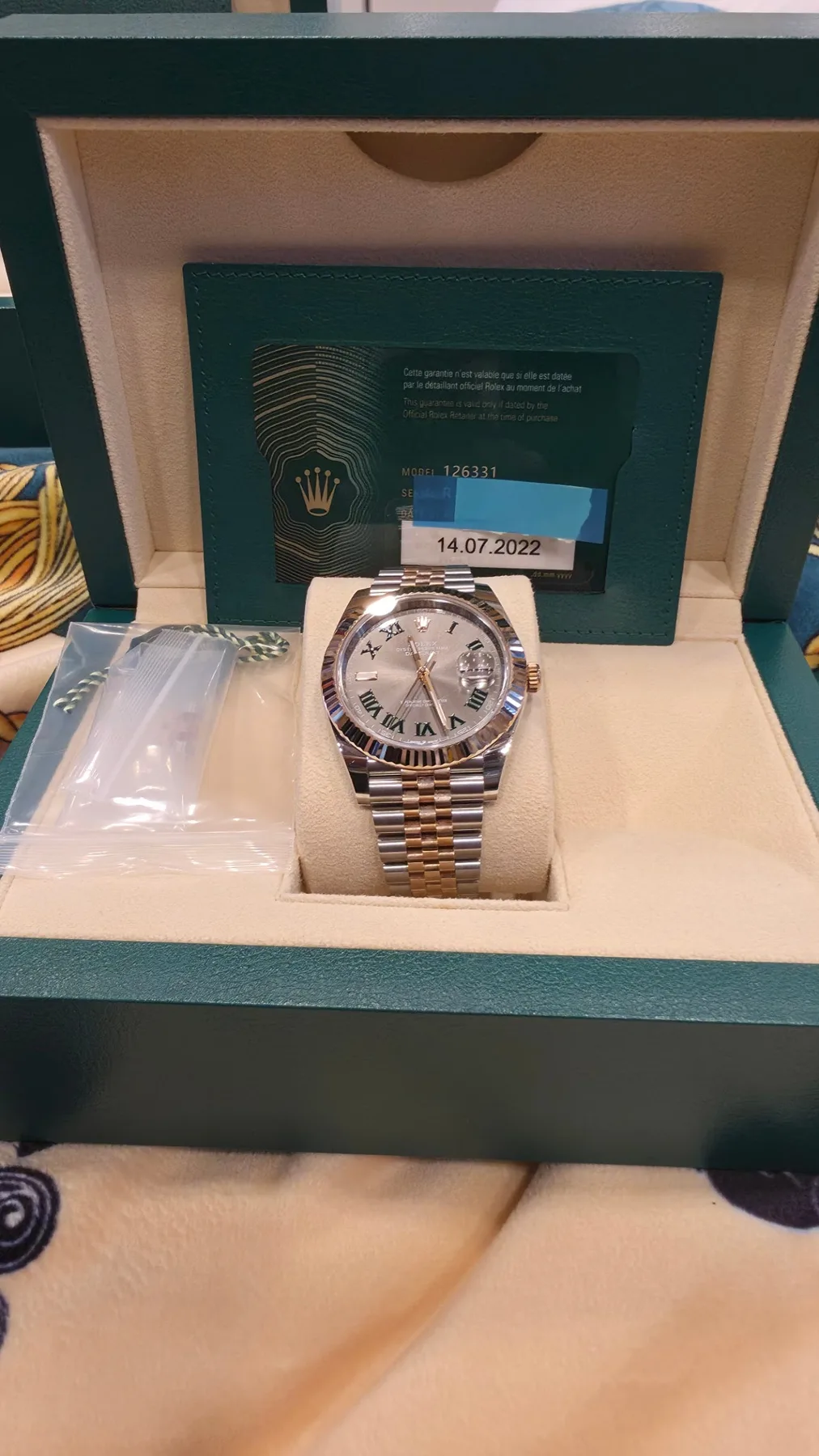 롤렉스 데이져스트 윔블던 로골 41mm 126331 2022 사진 2