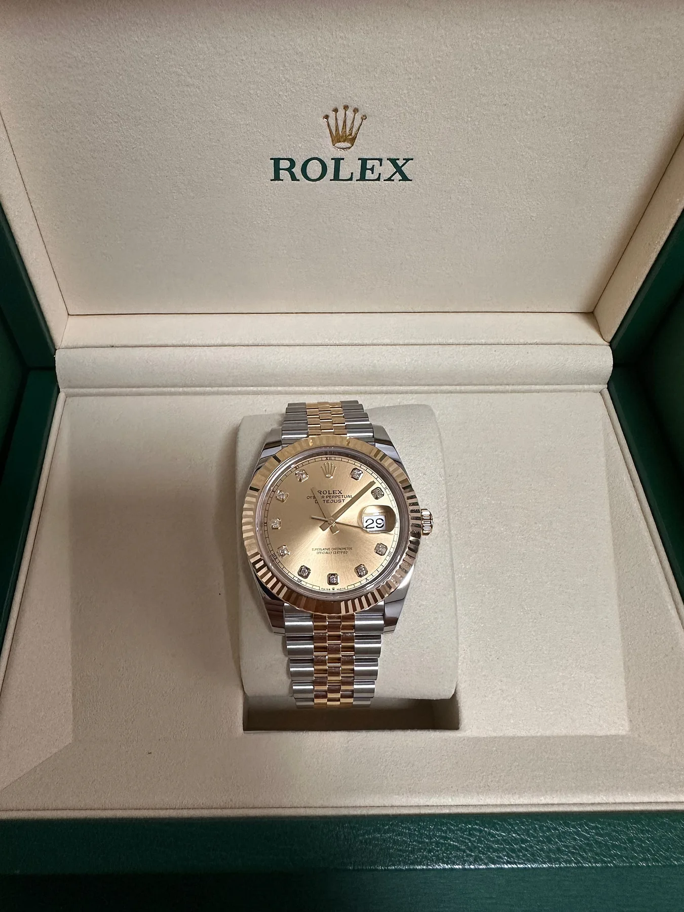 롤렉스 데이저스트 41 콤비 샴페인 텐포인트 2026 사진 2