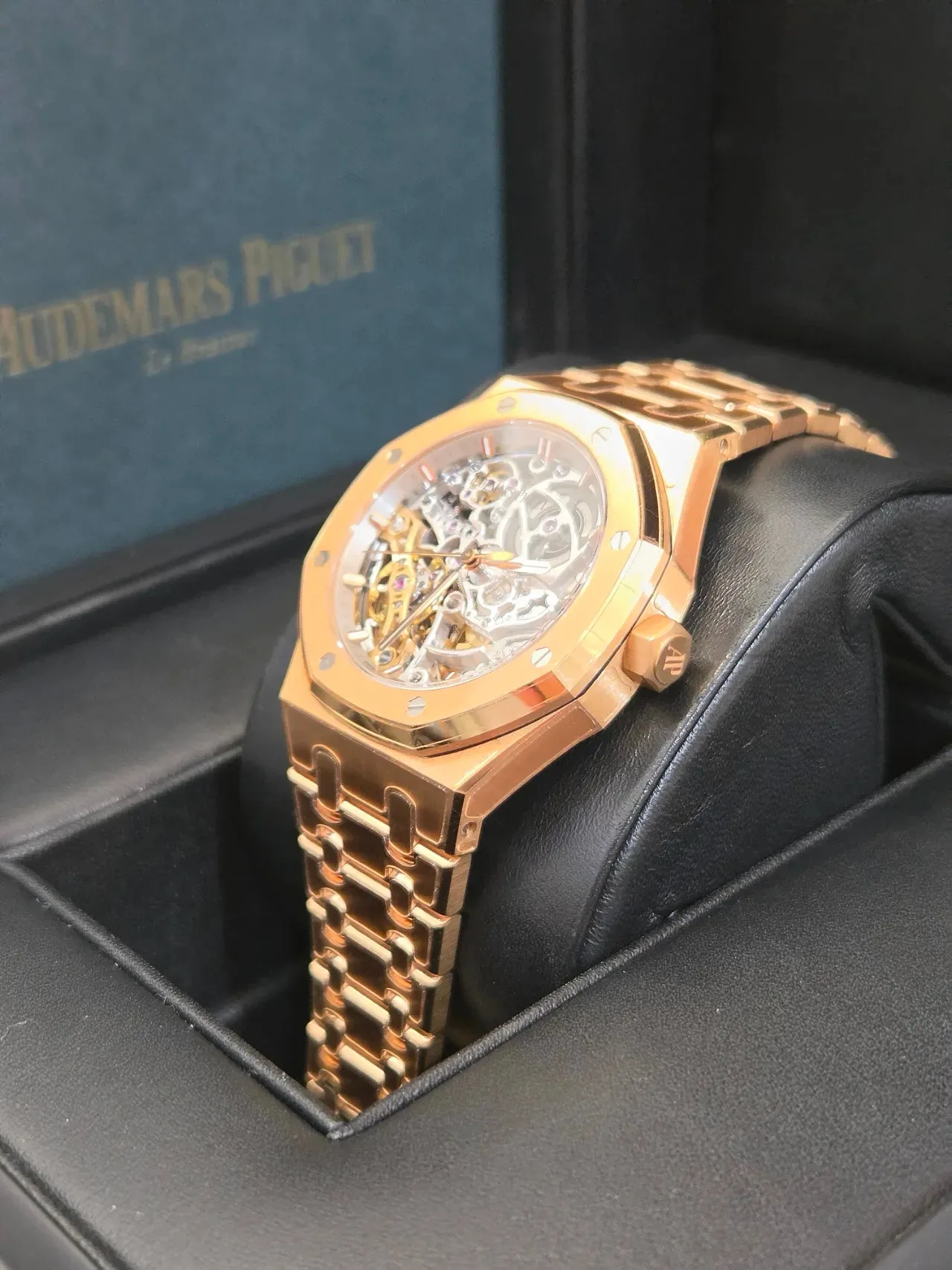 오데마피게 로얄오크 더블밸런스휠 금통 37mm 15467OR 2019 사진 3