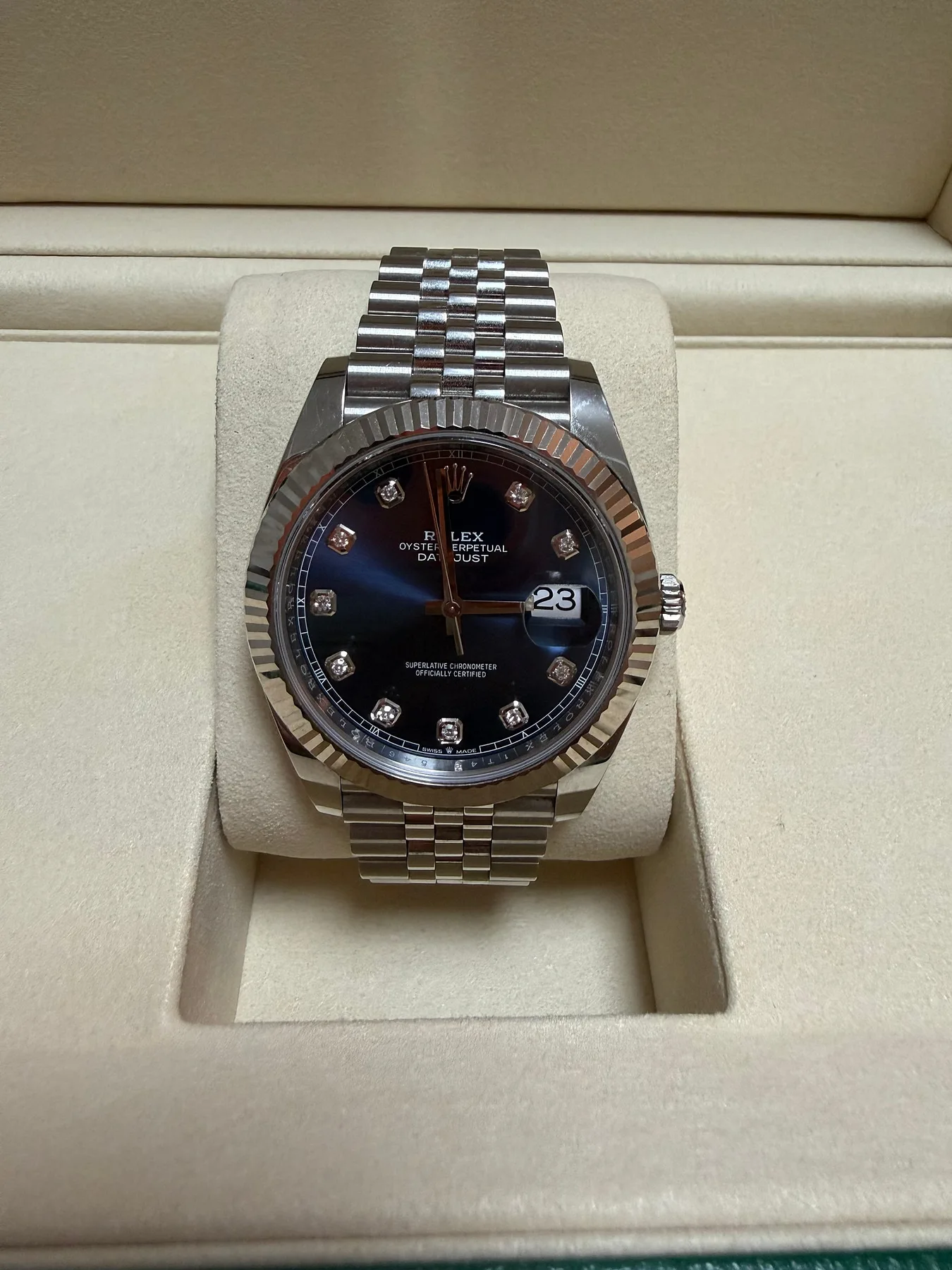 롤렉스 데이저스트41mm 플루 쥬빌리 2025 사진 2