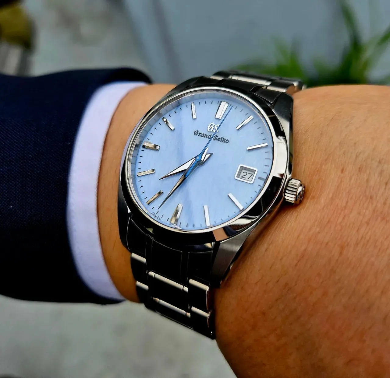 그랜드세이코 푸른눈송이 쿼츠 37mm SBGX357 2026 사진 8