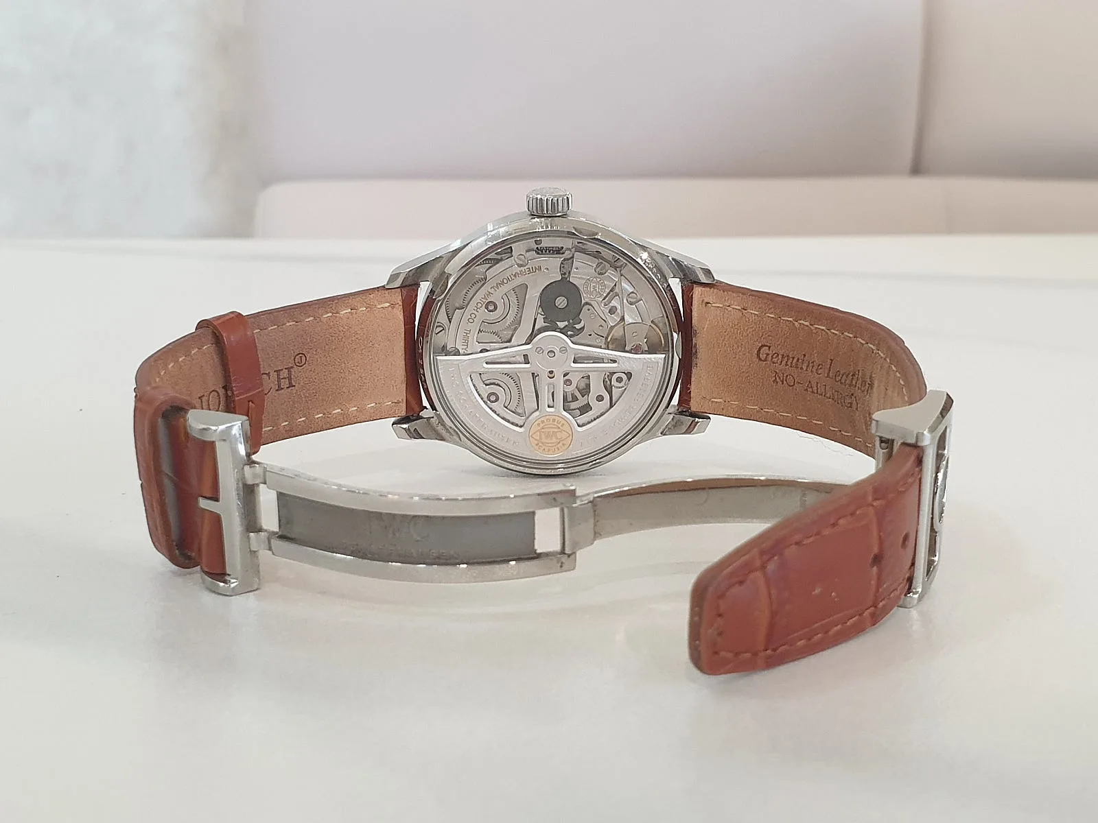 IWC 포르투기저 세븐데이즈 스틸 골드핸즈 500704 2019 사진 8