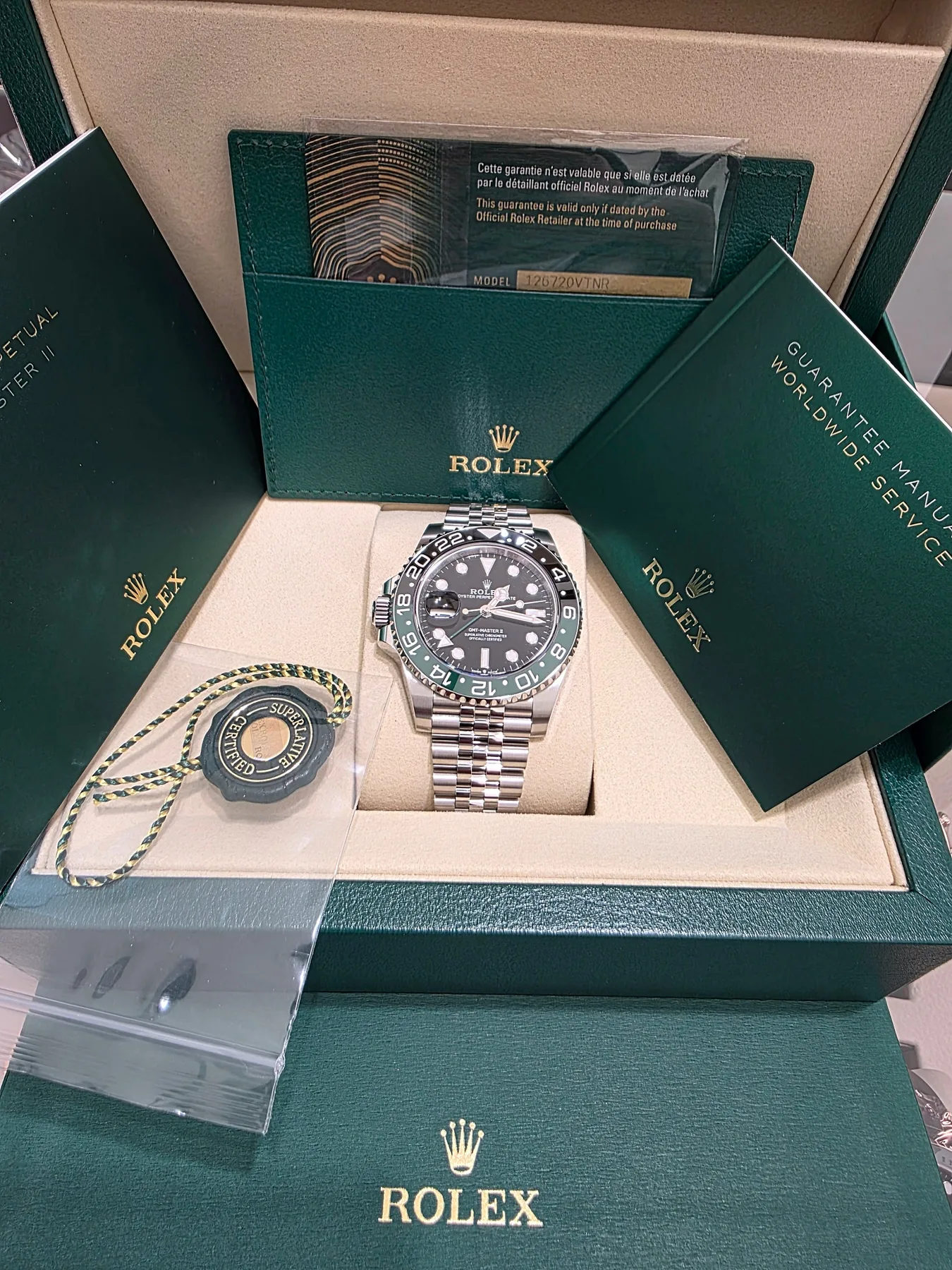 롤렉스 GMT Master 2 스프라이트 126720VTNR 2026 사진 4