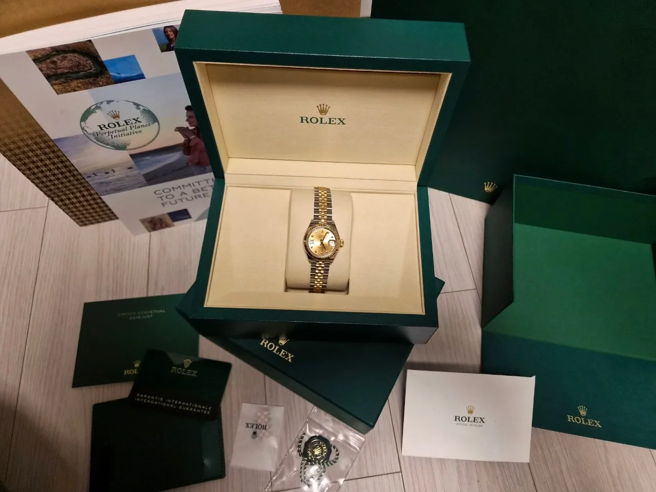 롤렉스 샤메인 옐로우골드 28mm 2025 사진 2