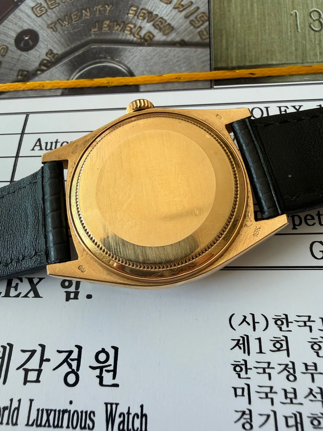롤렉스 데이데이트 18038 금통 1987 사진 6