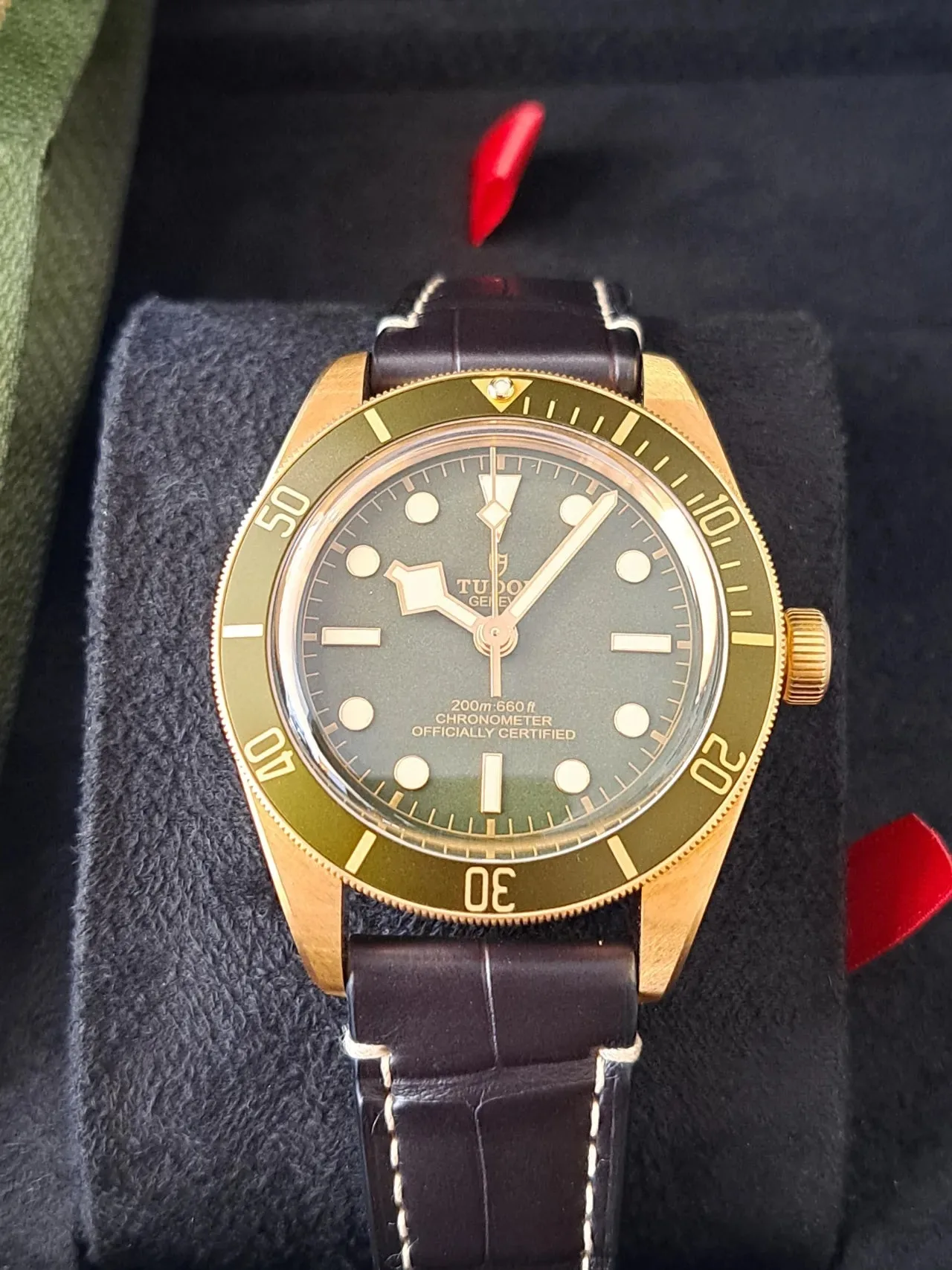 튜더 블랙베이 58 18k 녹금 39mm 2024 사진 3
