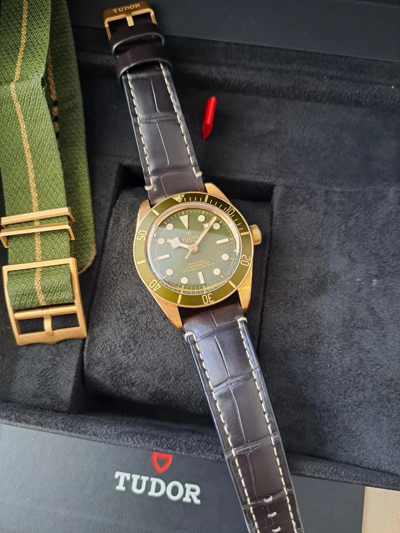 튜더 블랙베이 58 18k 녹금 39mm 2024 사진 7