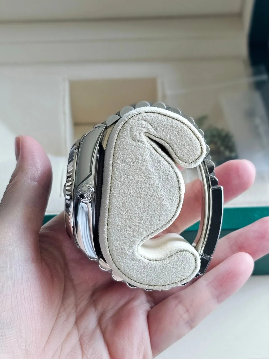 롤렉스 오이스터 스칼럼버스 청판 쥬빌레 42mm 2023 사진 6