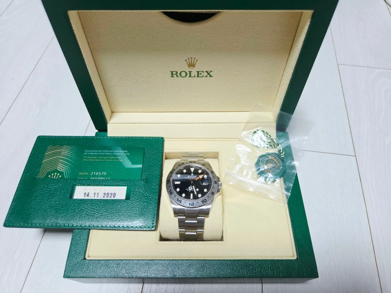 롤렉스 익스플로러 2 42mm 검판 2020년 11월식 2020 사진 6