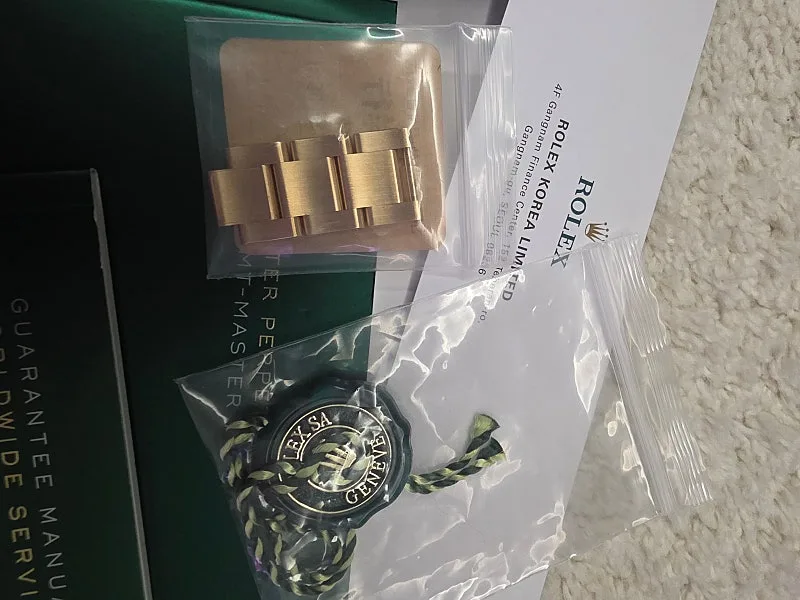 롤렉스 GMT Master 2 녹금 116718LN 2019 사진 8