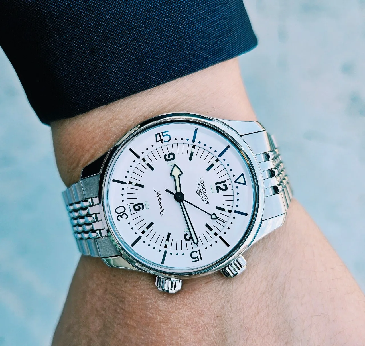 론진 레전드다이버 39mm 흰판 2025 사진 1