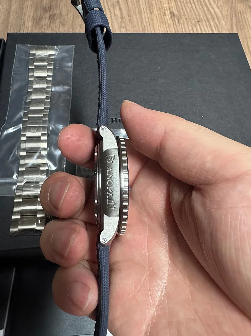 블랑팡 피프티패덤즈 45mm 티타늄 청판 2022 사진 6