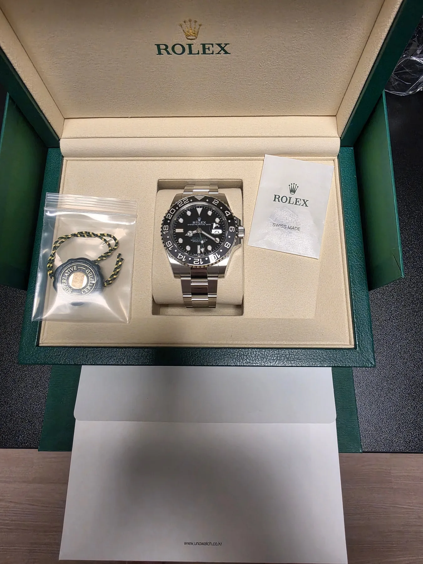 롤렉스 GMT-Master2 웨인맨 126710GRNR 2026 사진 8