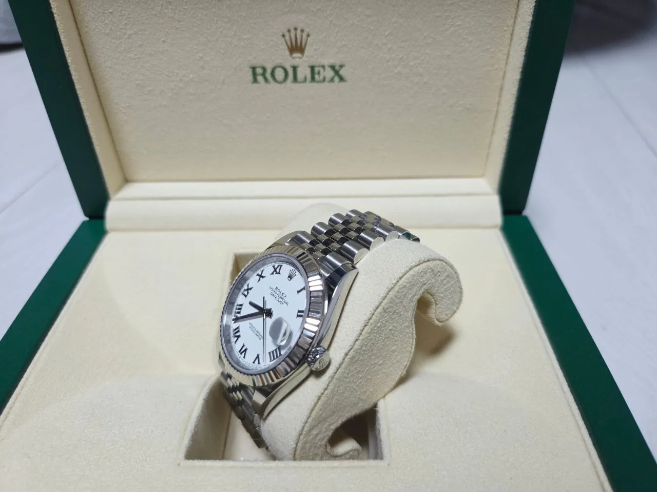 롤렉스 데이저스트 41mm 흰판 로만 126334 2025 사진 2