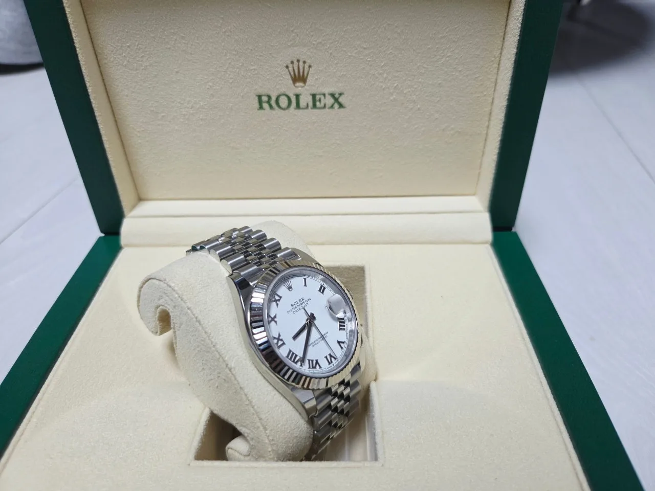 롤렉스 데이저스트 41mm 흰판 로만 126334 2025 사진 8
