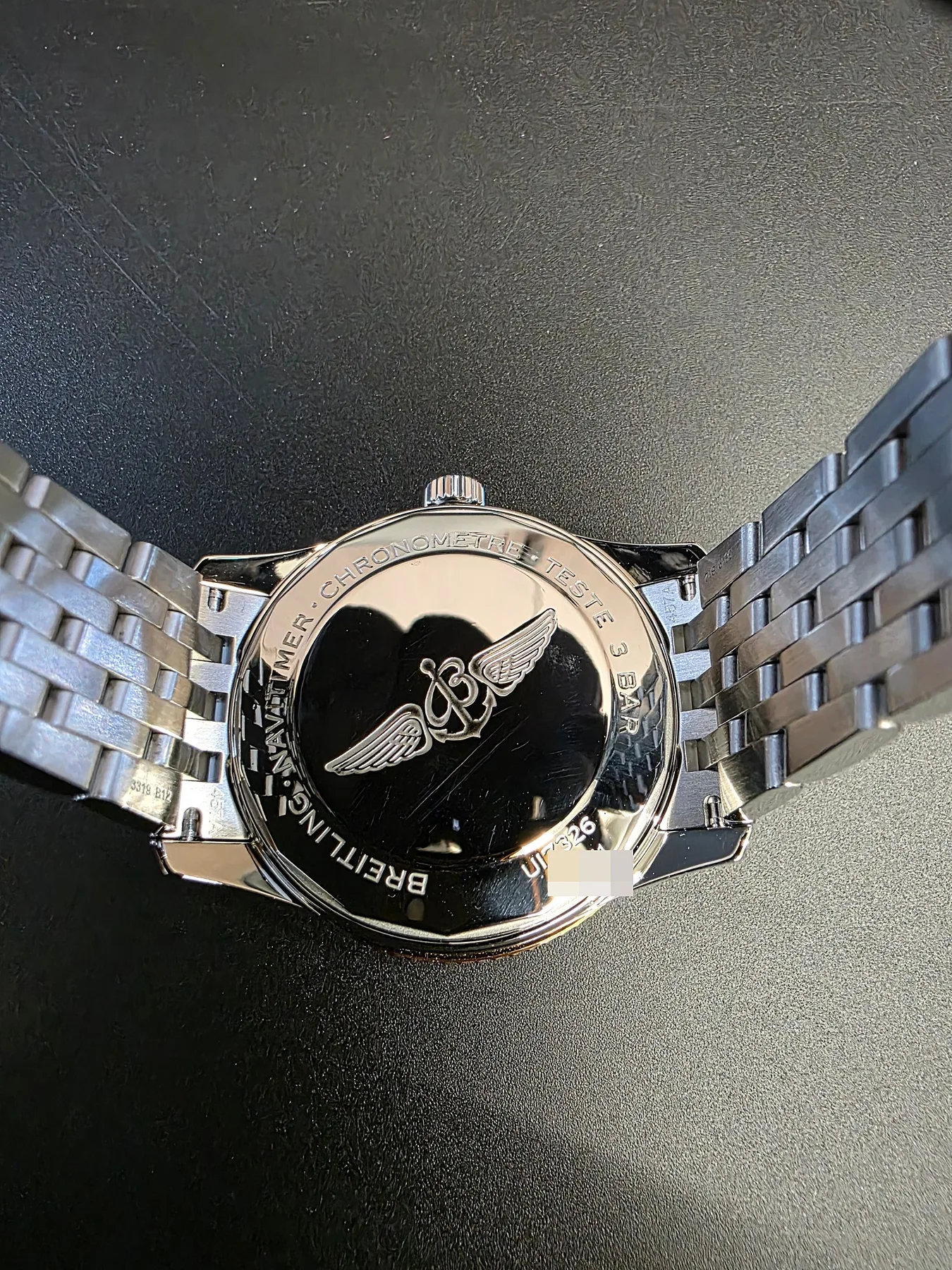 브라이틀링 내비타이머 오토매틱 41mm 그레이 베젤 콤비 2021 사진 8