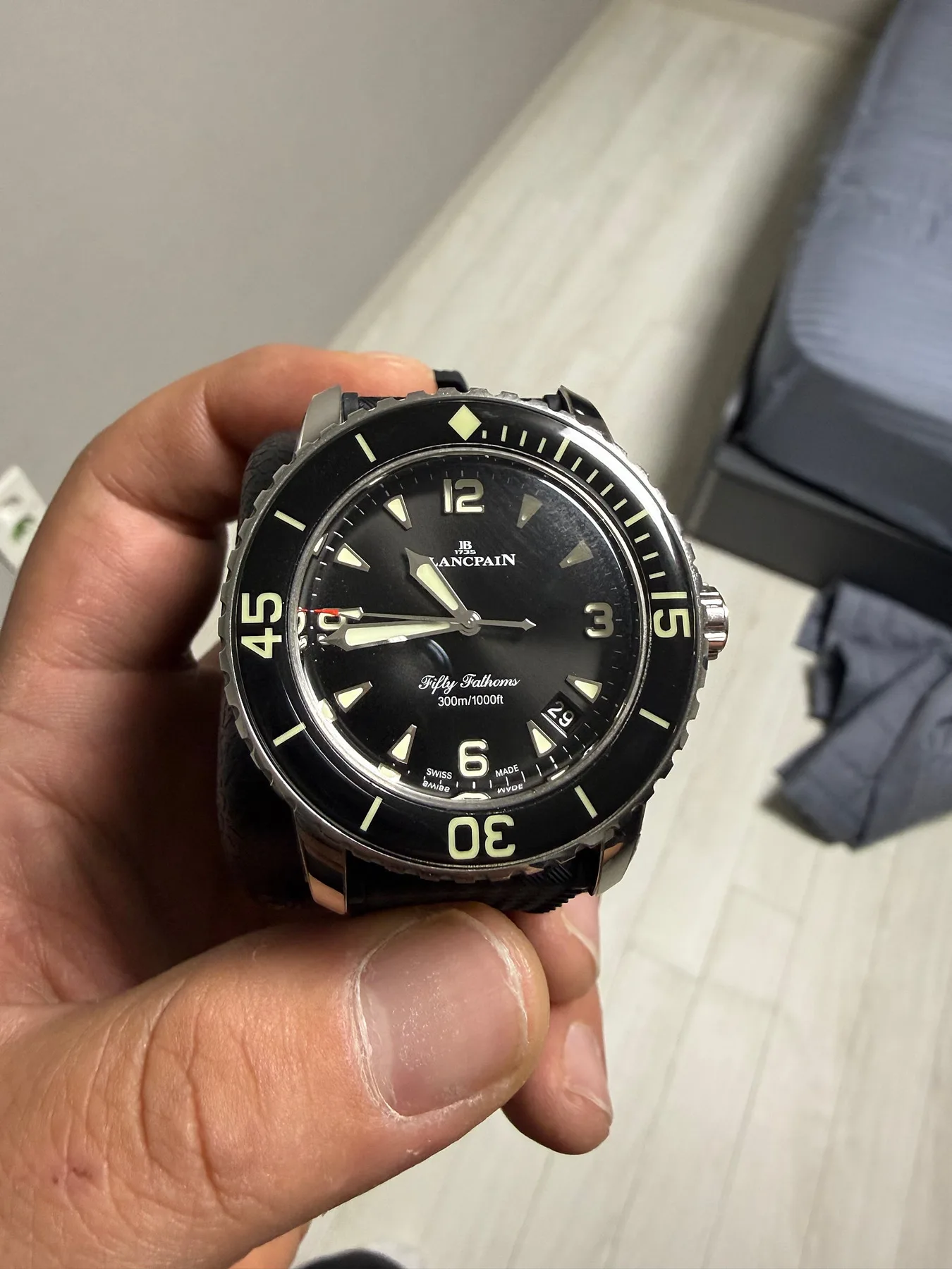 블랑팡 피프티패덤즈 42mm 스틸 2026 사진 6