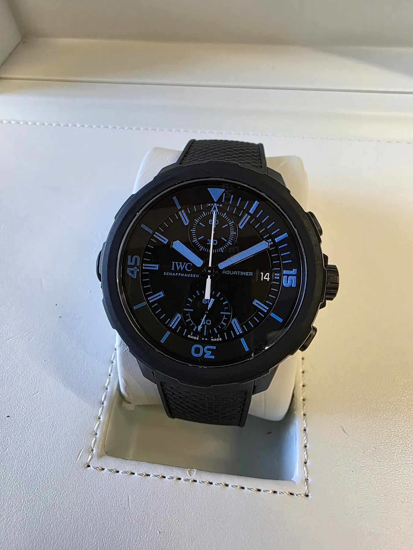 IWC 아쿠아타이머 크로노그래프 45mm 갈라파고스 50주년 한정판 2014 사진 1