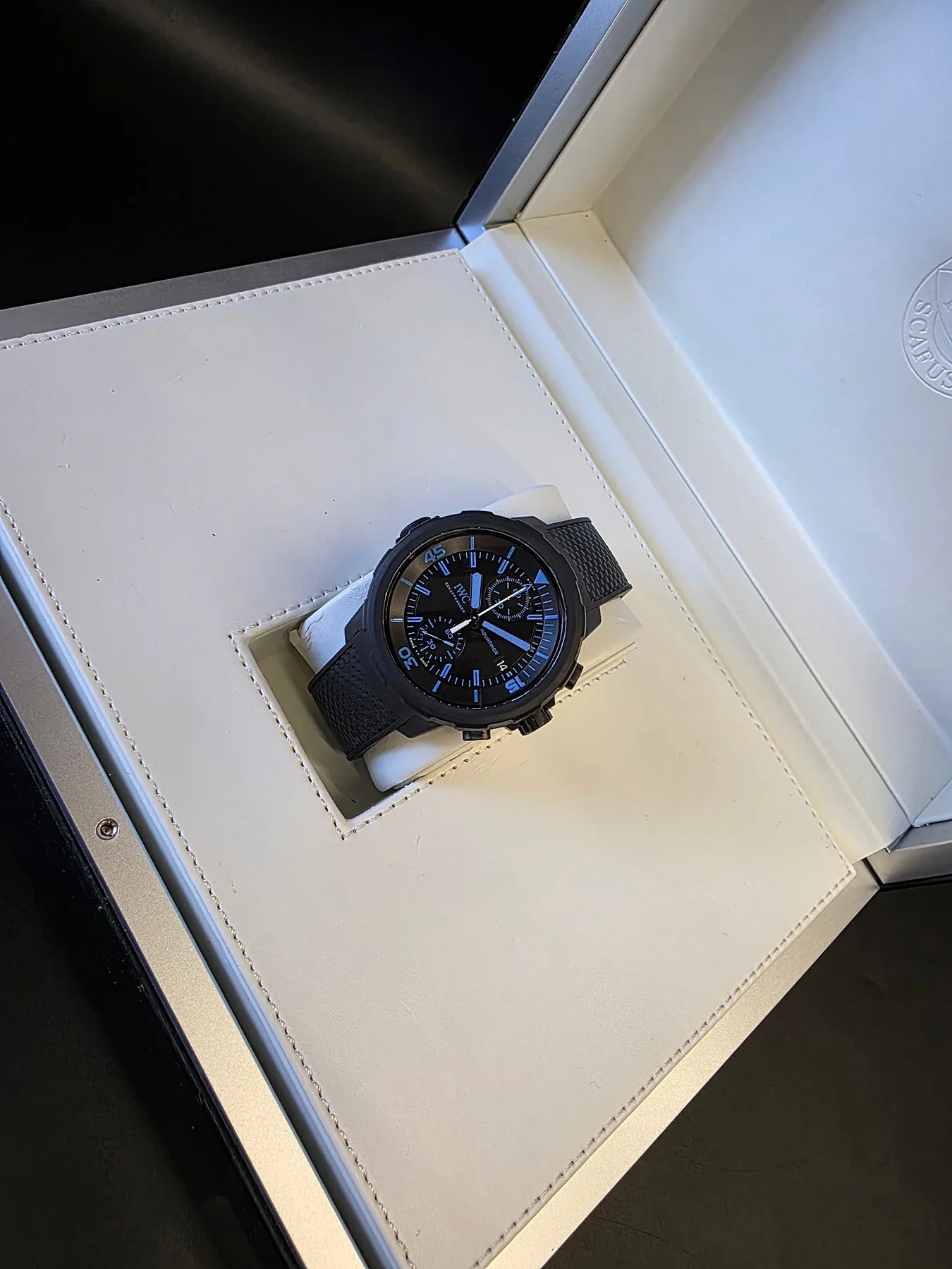 IWC 아쿠아타이머 크로노그래프 45mm 갈라파고스 50주년 한정판 2014 사진 2