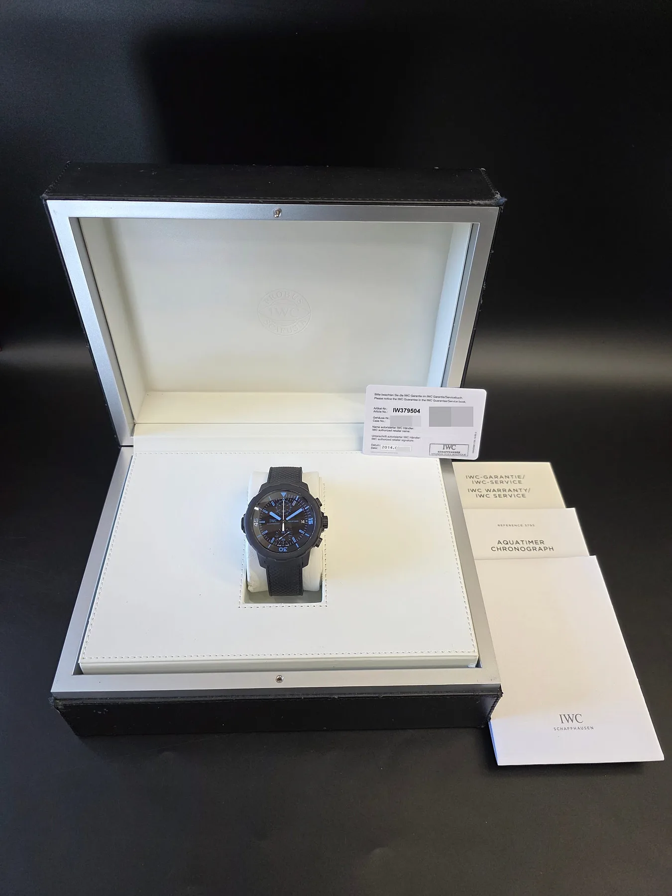 IWC 아쿠아타이머 크로노그래프 45mm 갈라파고스 50주년 한정판 2014 사진 3