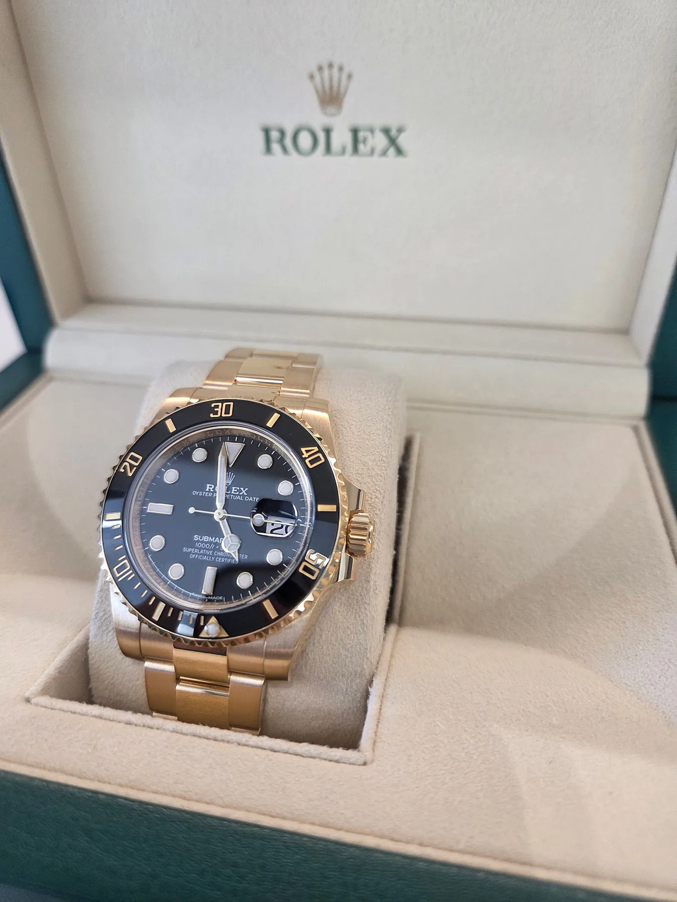 롤렉스 서브마리너 흑금 M116618LN-0001 2017 사진 6