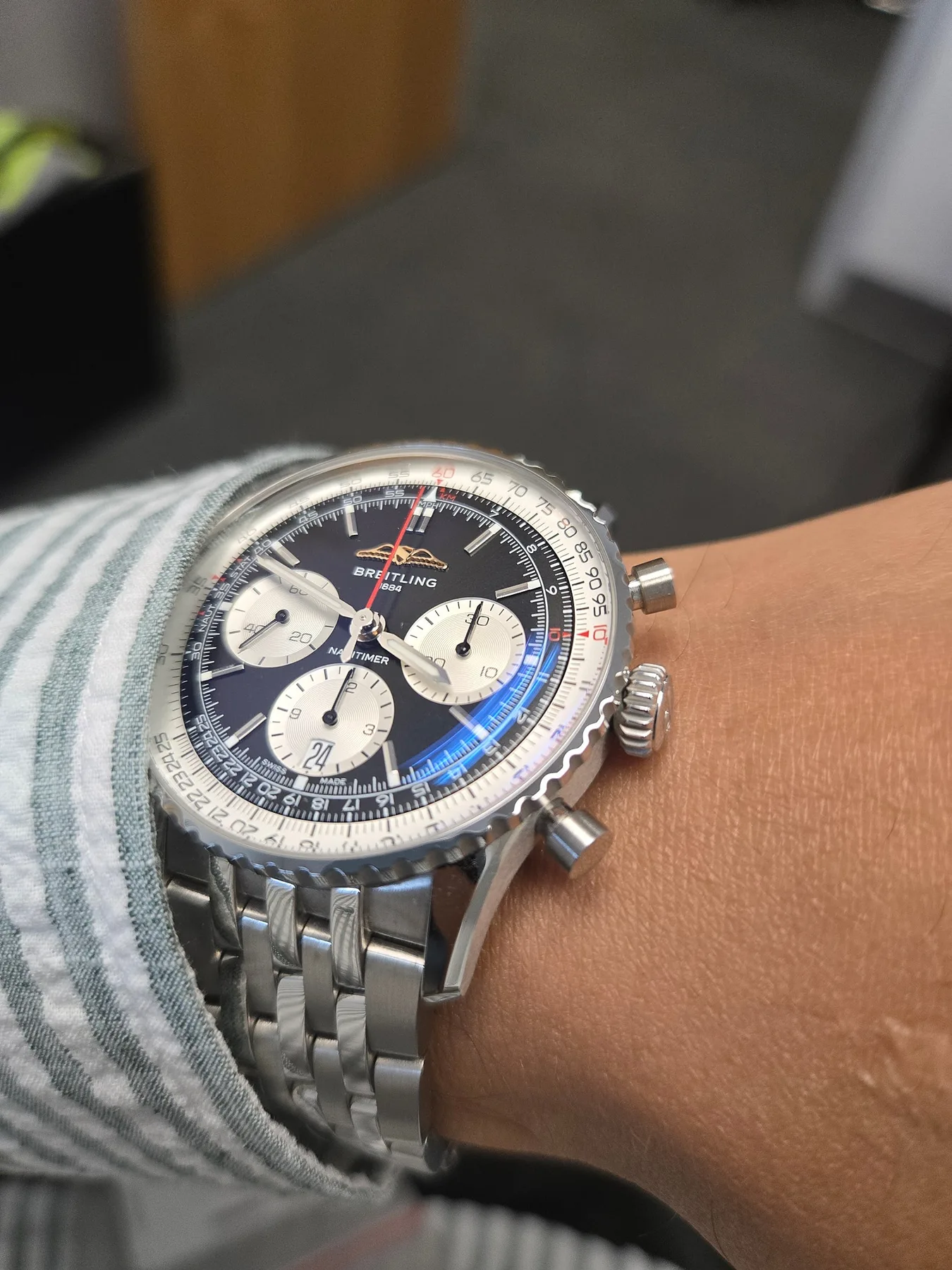 브라이틀링 네비타이머 크로노 41MM 2023 사진 4