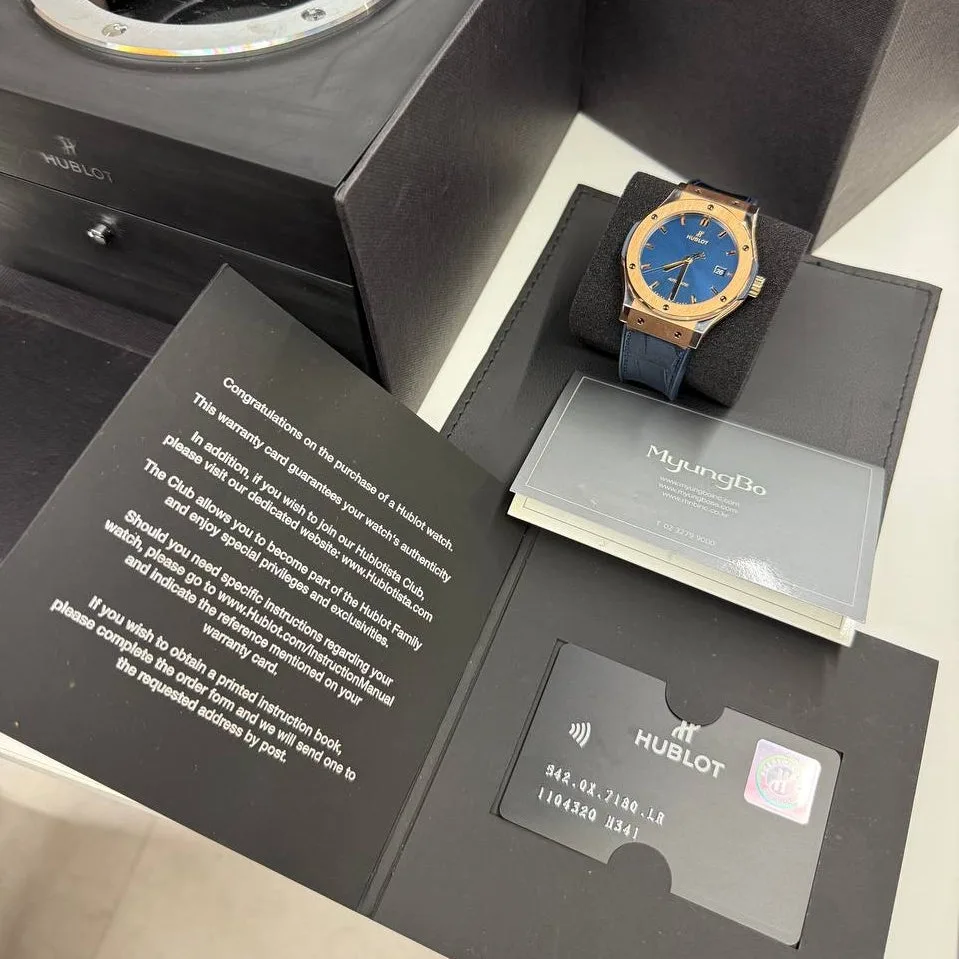 위블로 클래식퓨전 청판 금통 42mm 542-OX-7180-LR 2016 사진 3