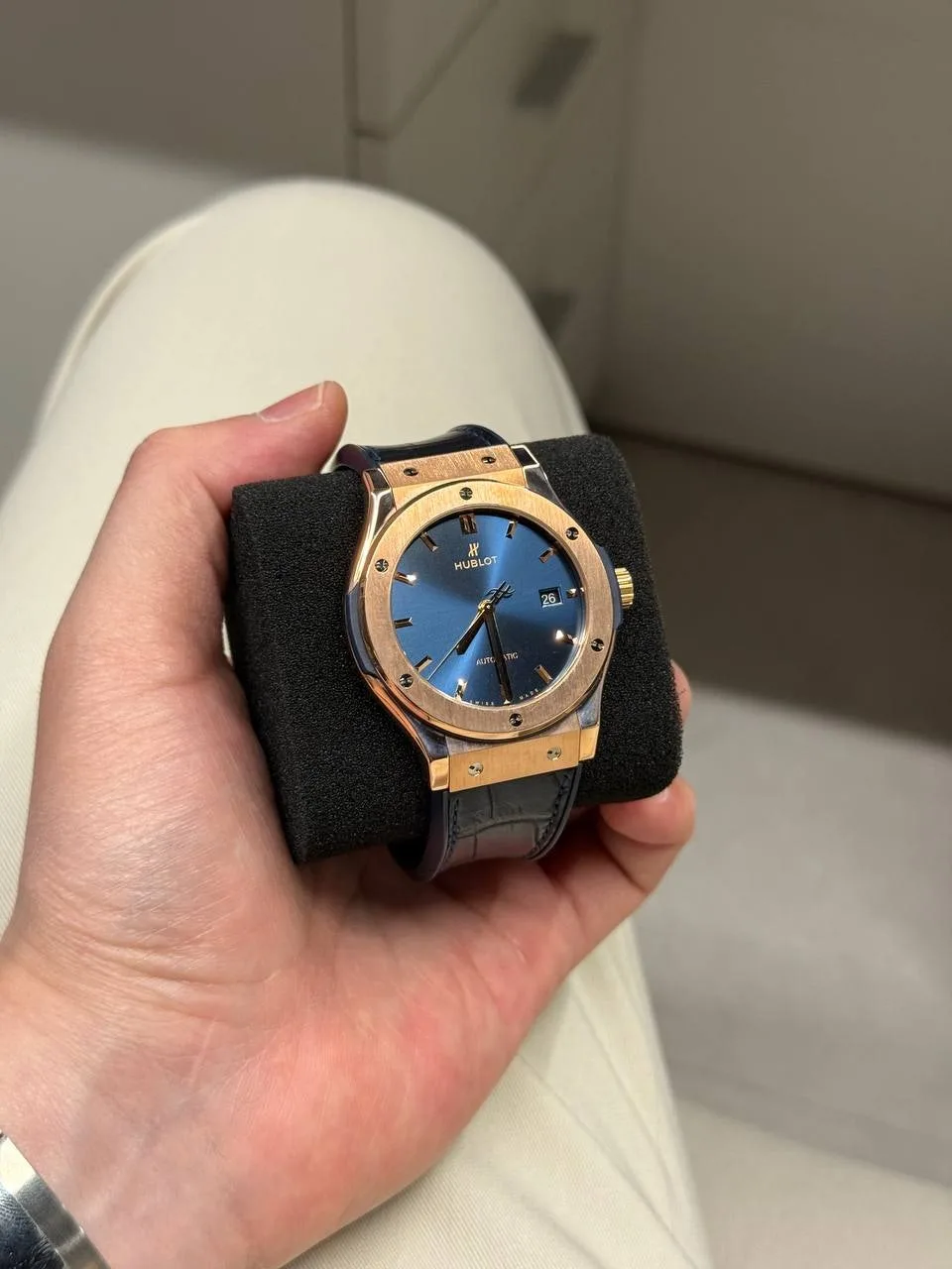 위블로 클래식퓨전 청판 금통 42mm 542-OX-7180-LR 2016 사진 4