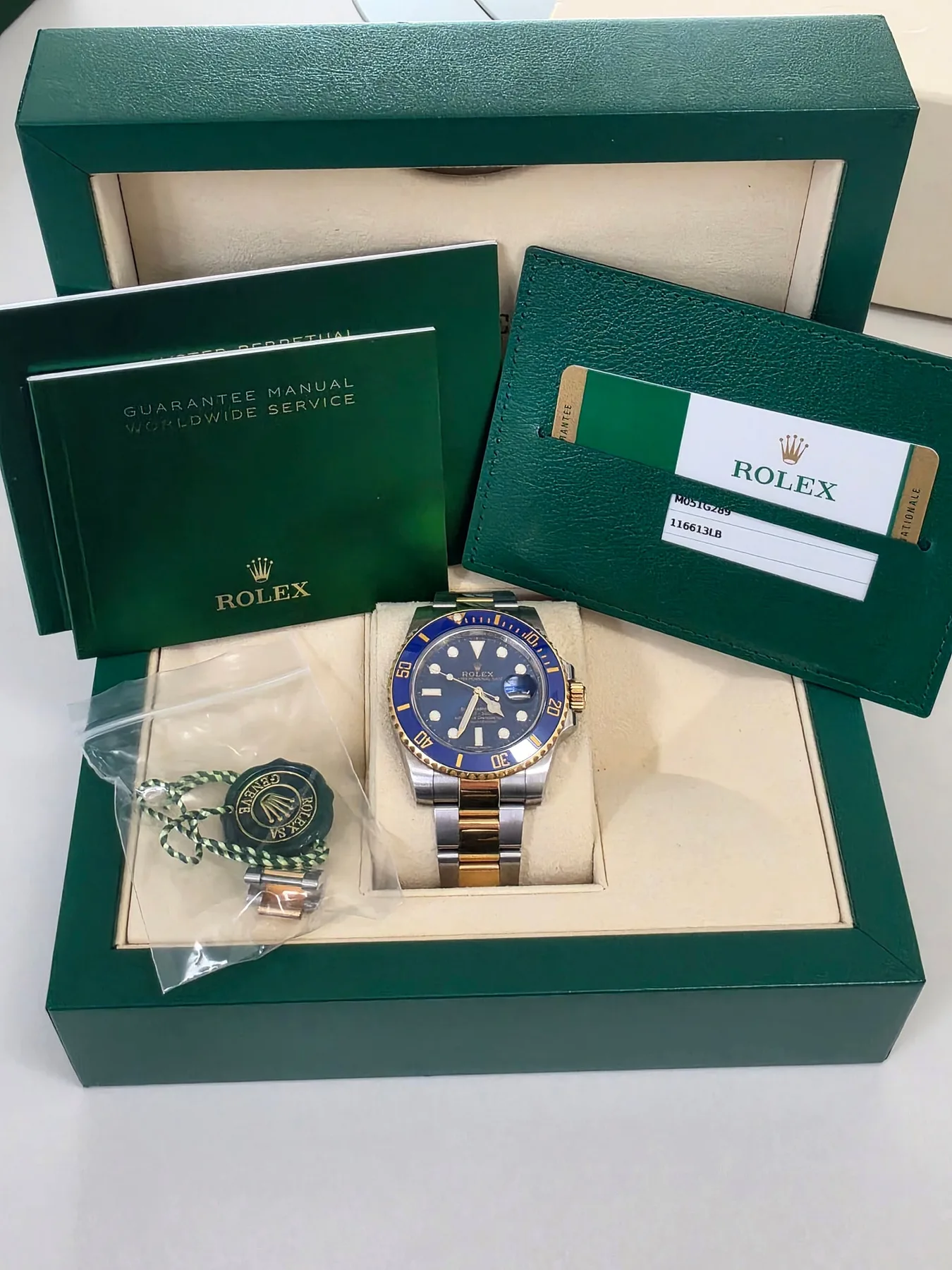 롤렉스 116613LB 서브마리너 청콤 40mm 2019년식 2019 사진 5