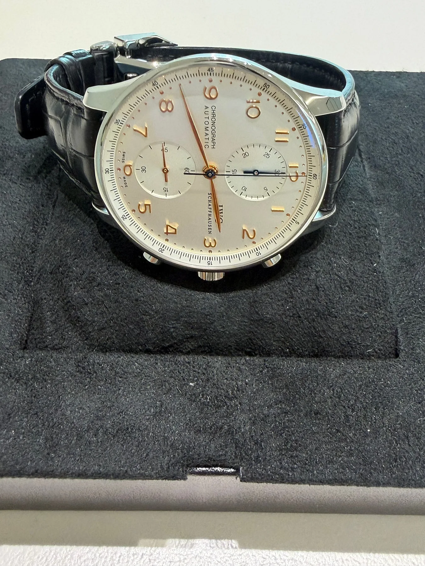 IWC 포르투기저 크로노그래프 골드핸즈 41mm IW371445 2017 사진 2