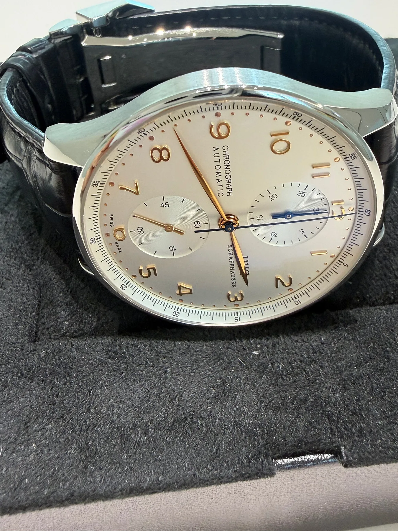 IWC 포르투기저 크로노그래프 골드핸즈 41mm IW371445 2017 사진 3
