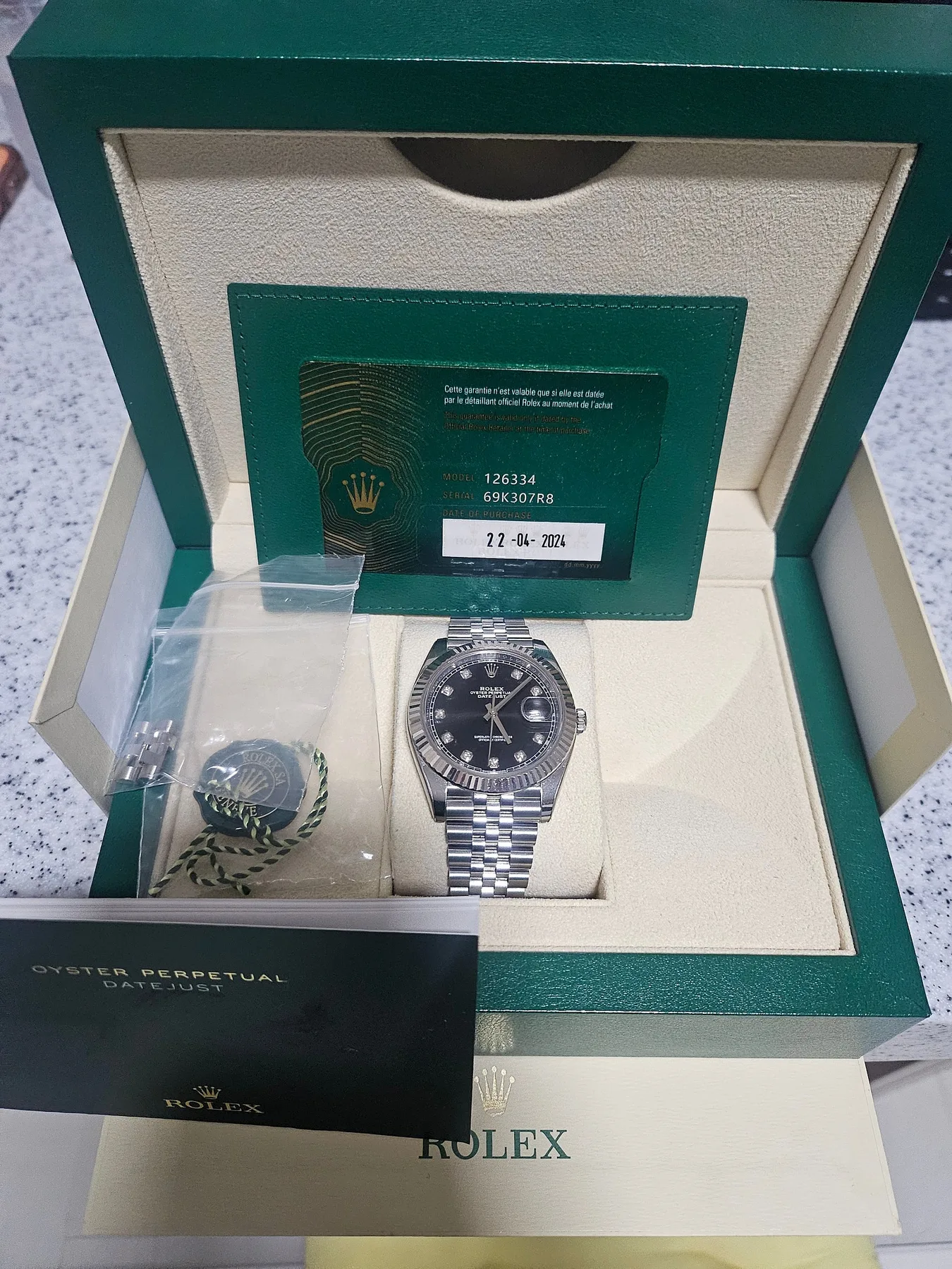 롤렉스 데이저스트 41mm 검판 2024 사진 3